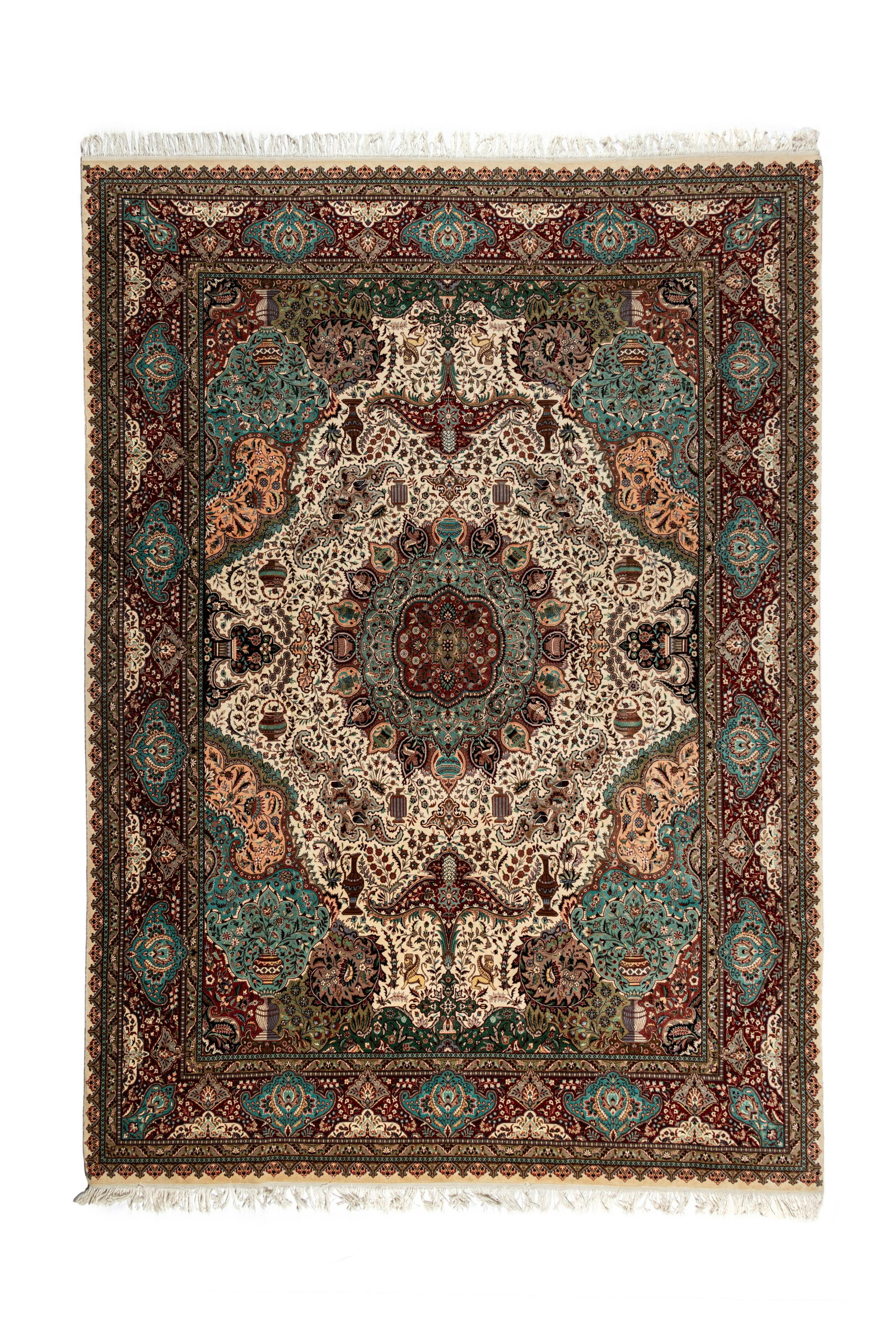 A Kirman Wool Rug (1 of 5)