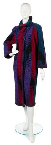 A Missoni Multicolor Knit Coat.: A Missoni Multicolor Knit Coat. Labeled: Missoni. Property of a Lady New York City, New York