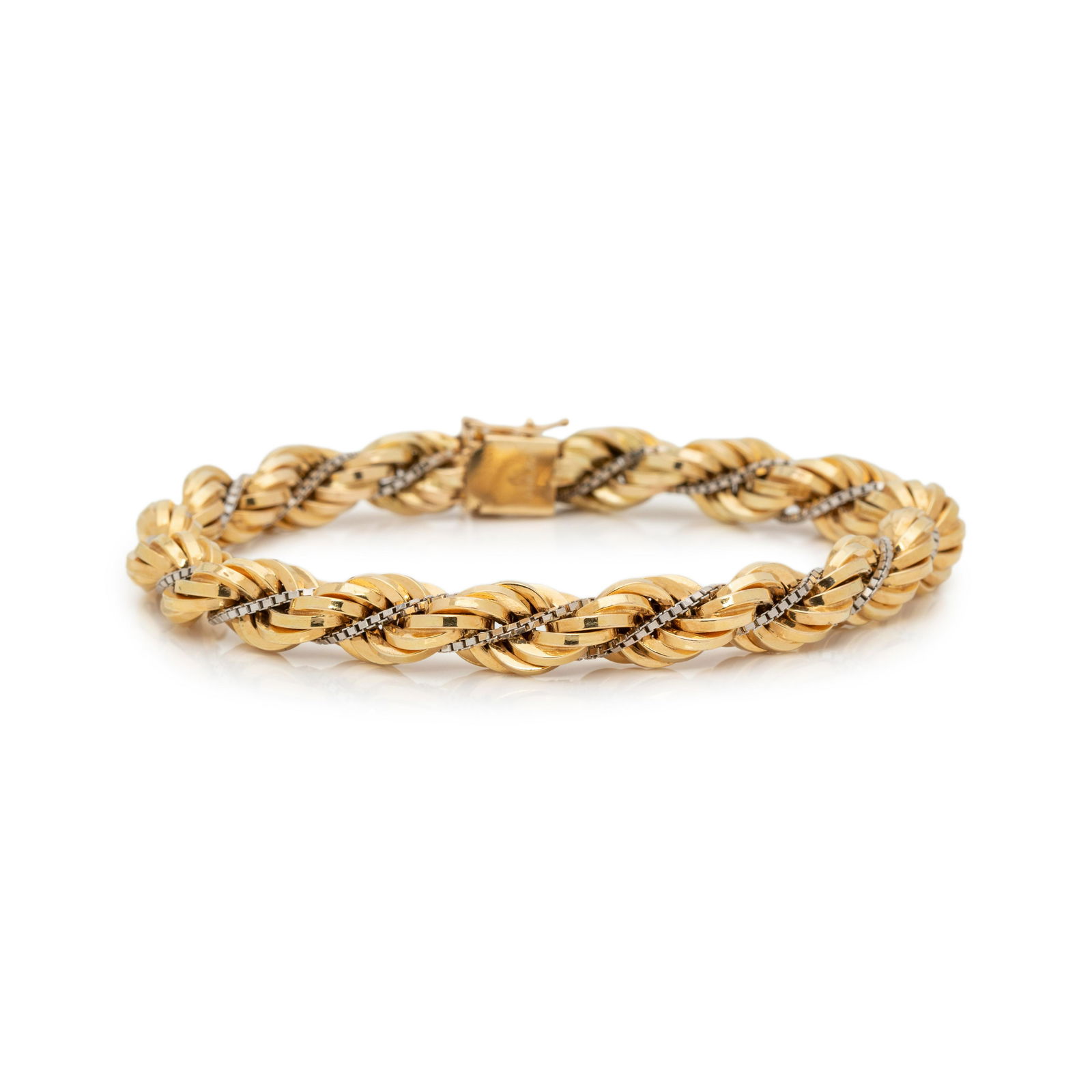BICOLOR GOLD BRACELET (1 of 2)