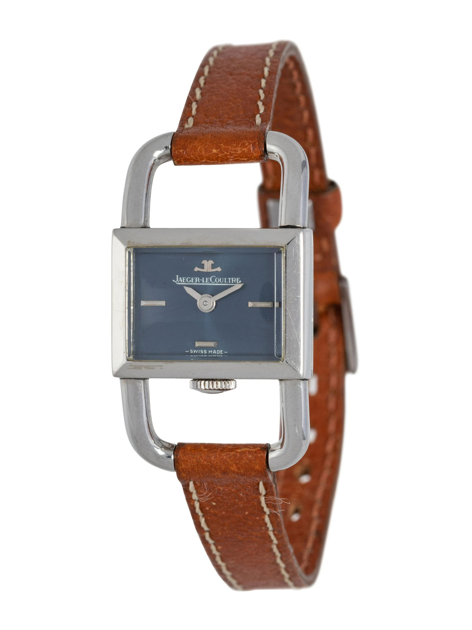JAEGER-LeCOULTRE, STAINLESS STEEL WRISTWATCH (1 of 4)