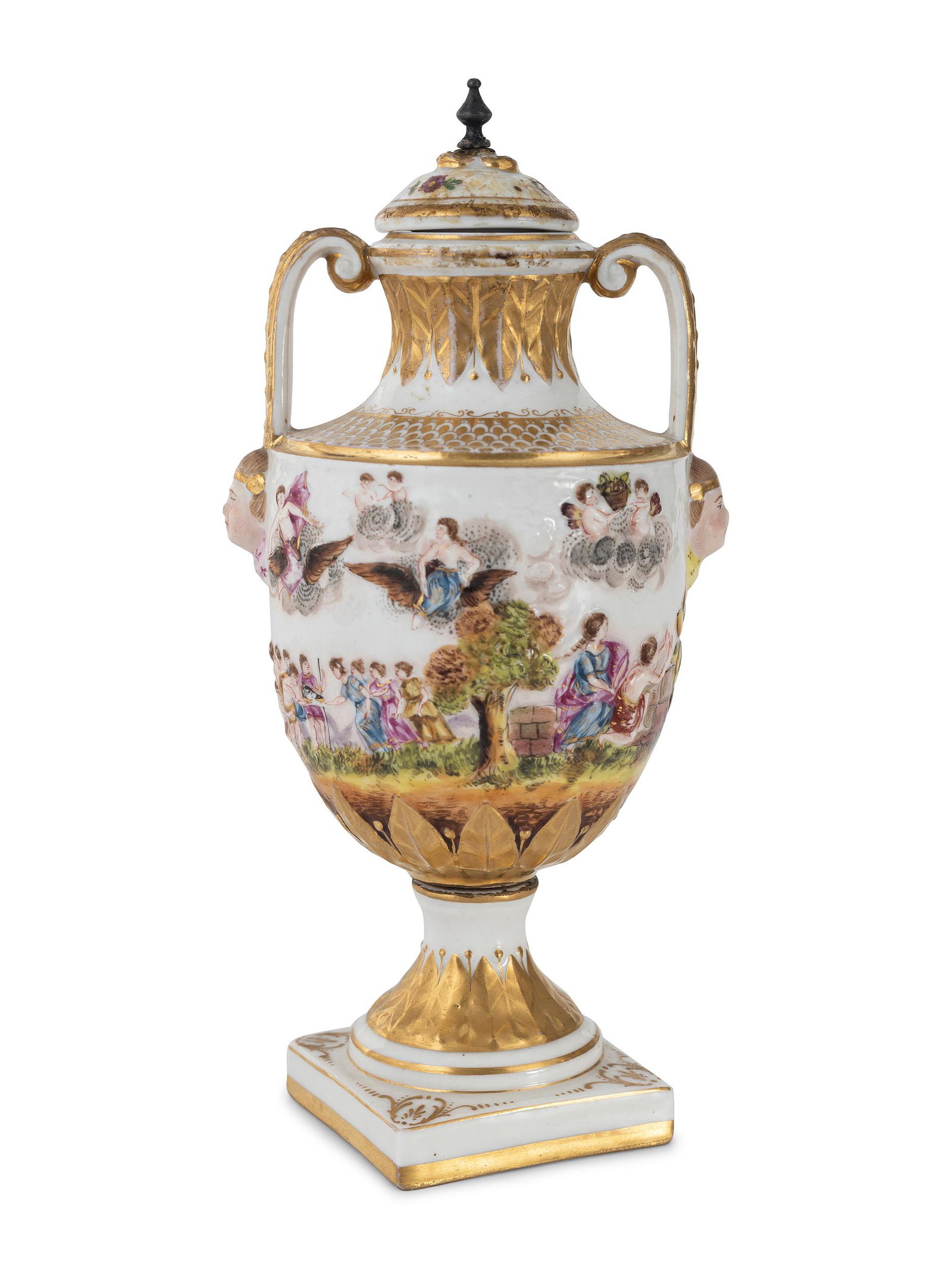 A Capodimonte Painted and Parcel-Gilt Porcelain Covered (1 of 7)