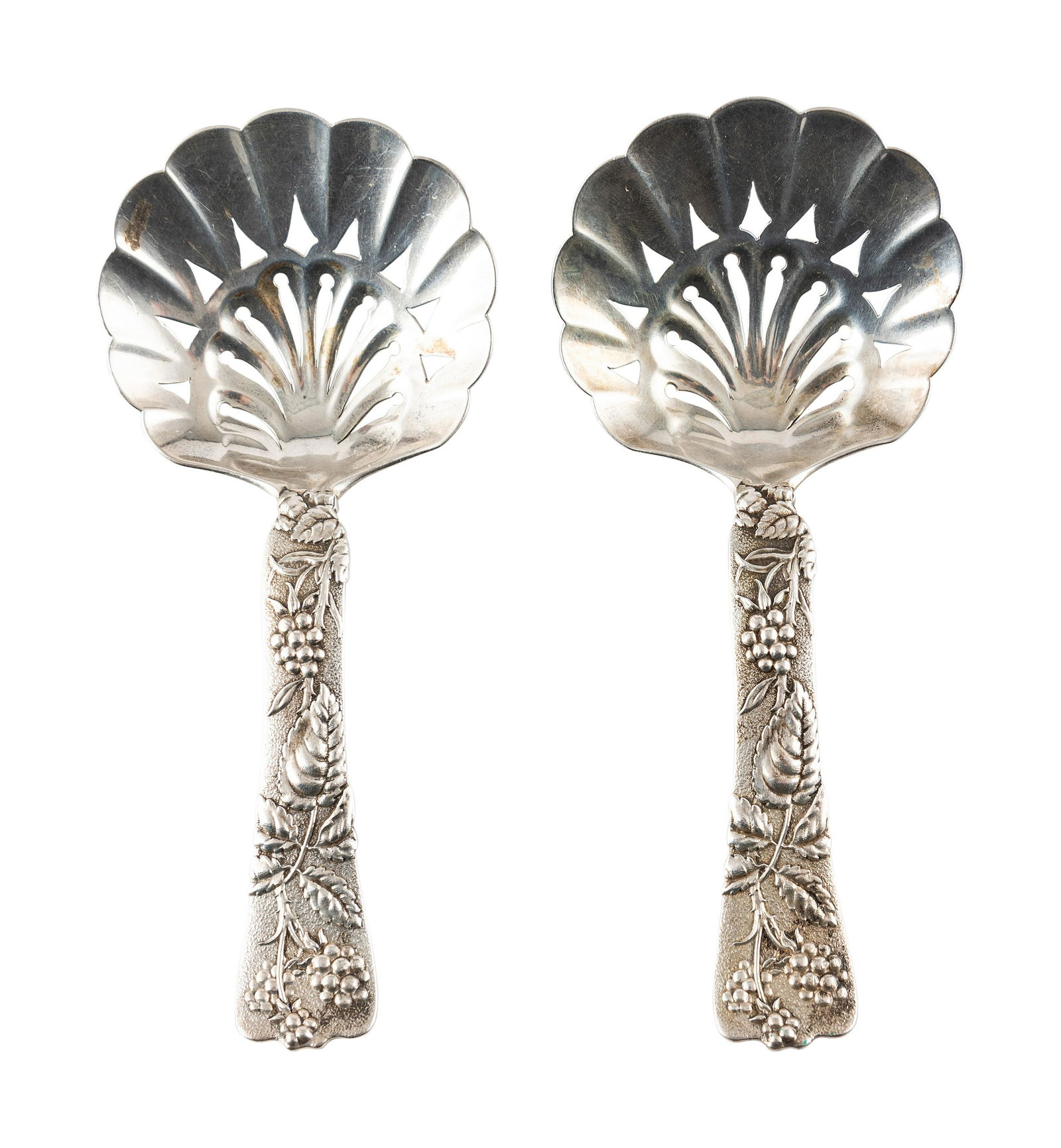 A Pair of American Silver Serving Spoons (1 of 2)
