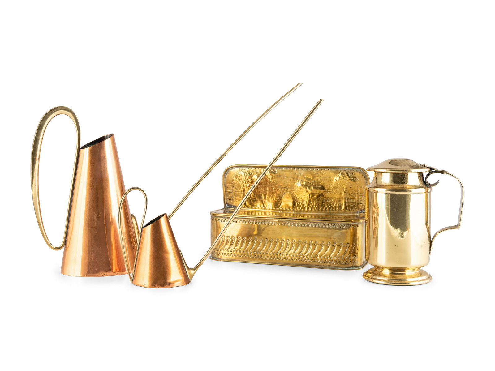 A Group of Brass and Copper Vessels   (1 of 5)