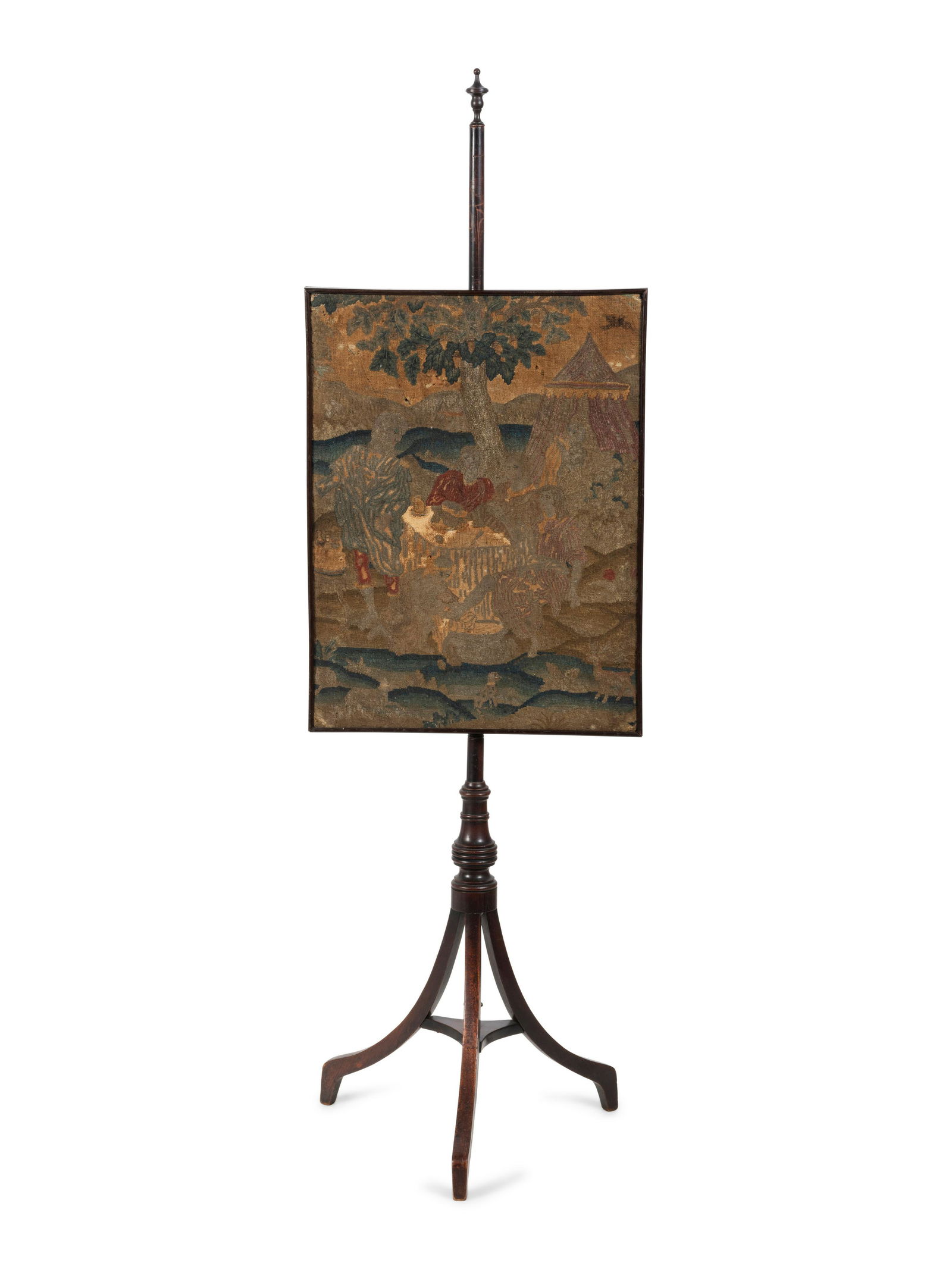 An English Needlework Polescreen Panel (1 of 2)