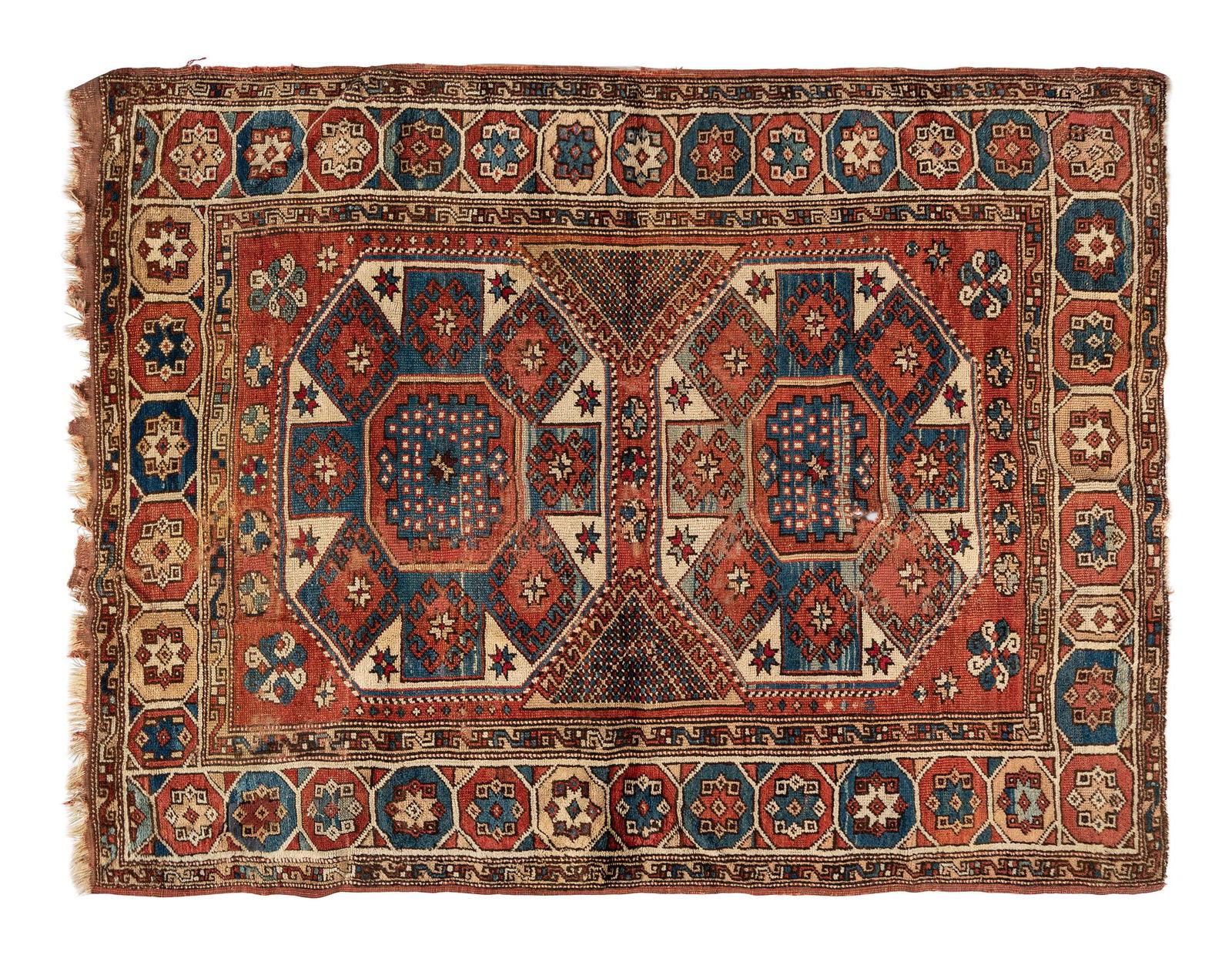 A Kuba Wool Rug (1 of 2)