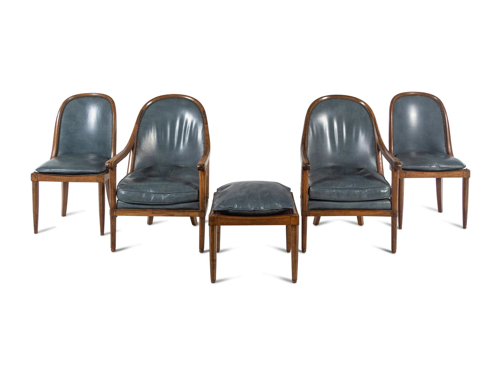 A Set of Four Directoire Walnut Chairs (1 of 4)