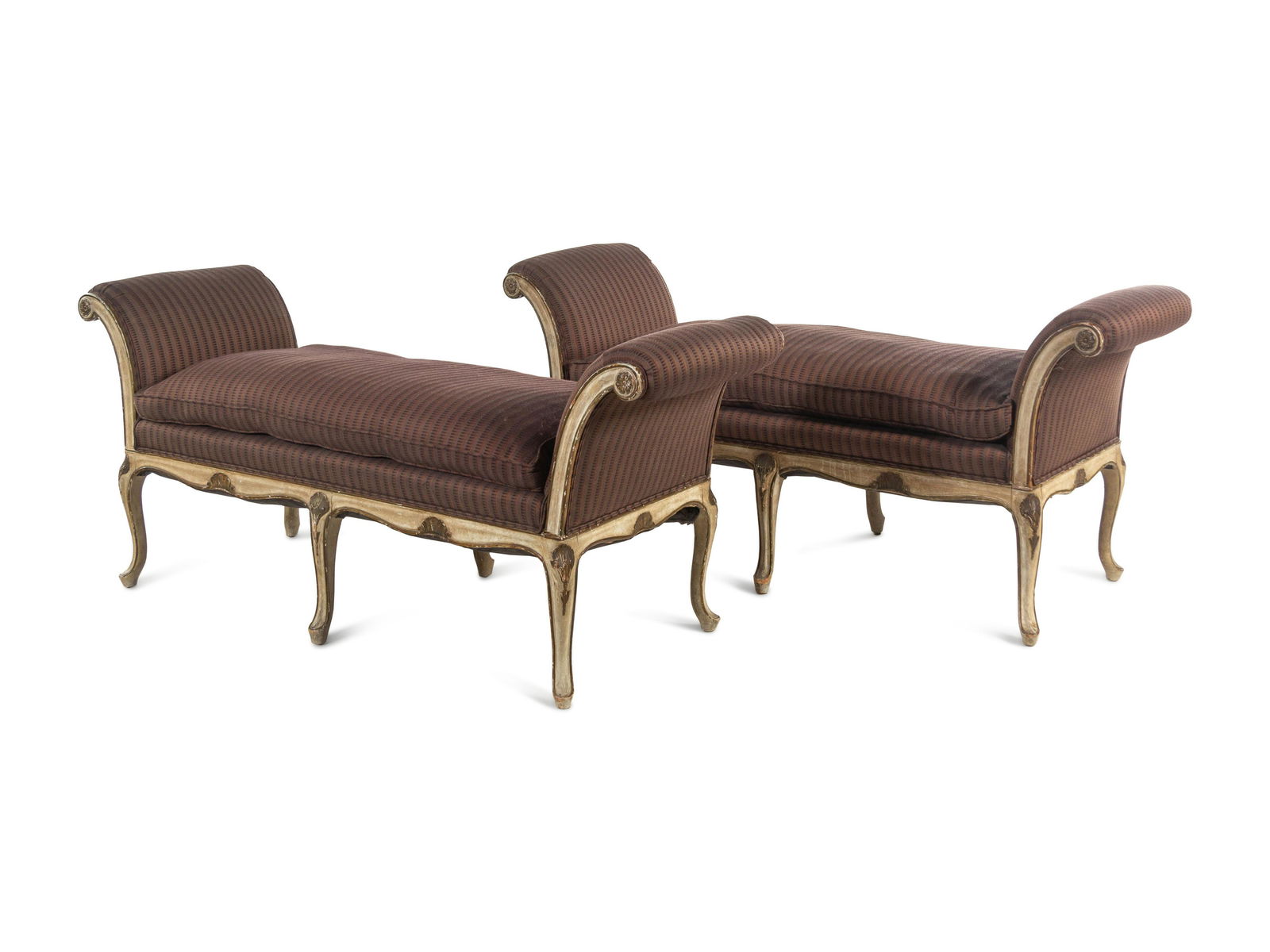 A Pair of Italian Painted Benches (1 of 4)