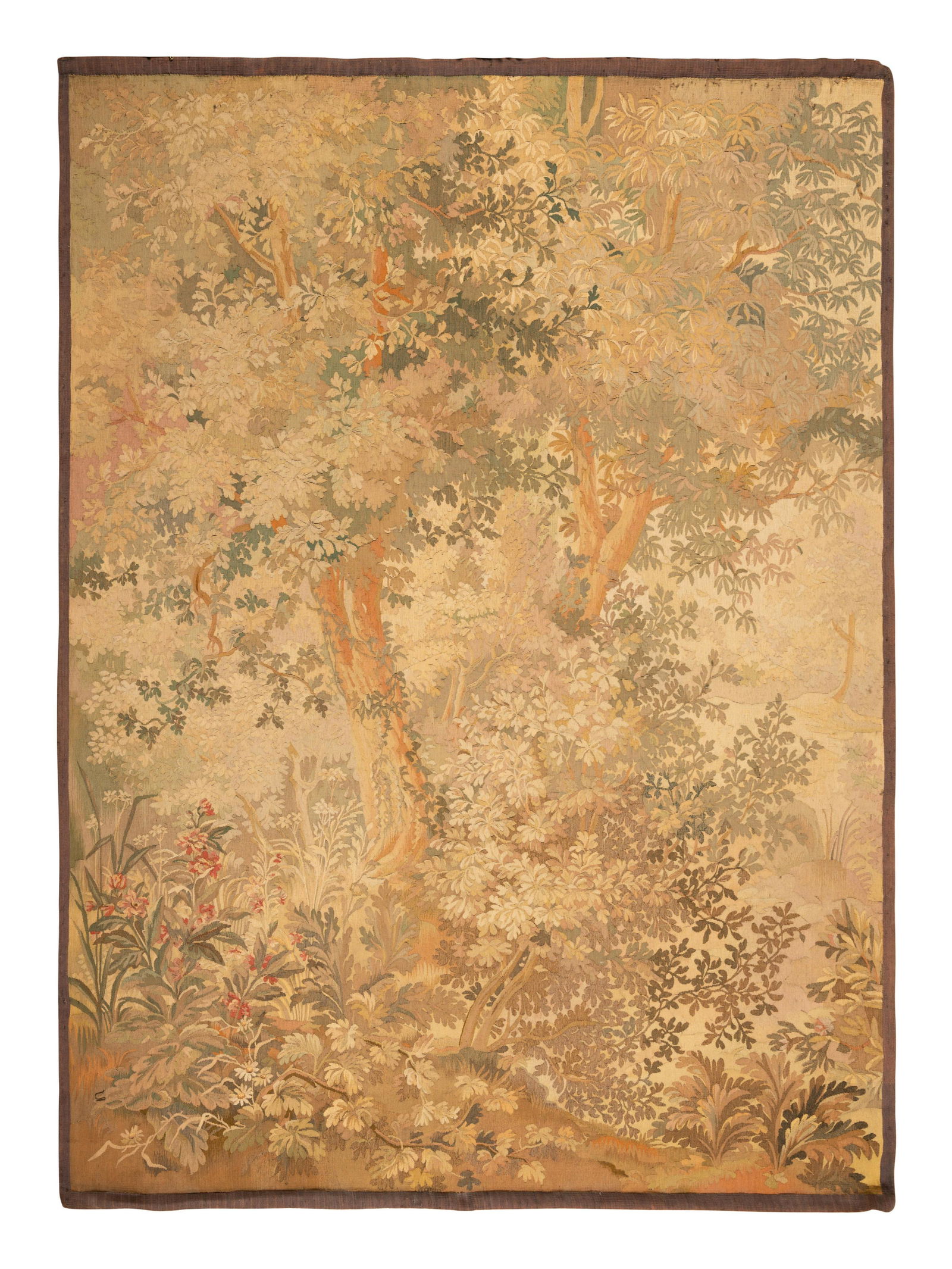 A Continental Wool Verdure Tapestry (1 of 4)