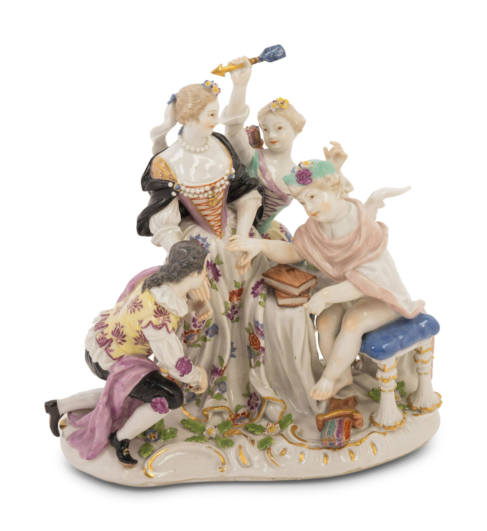 A Meissen Porcelain Figural Group (1 of 5)