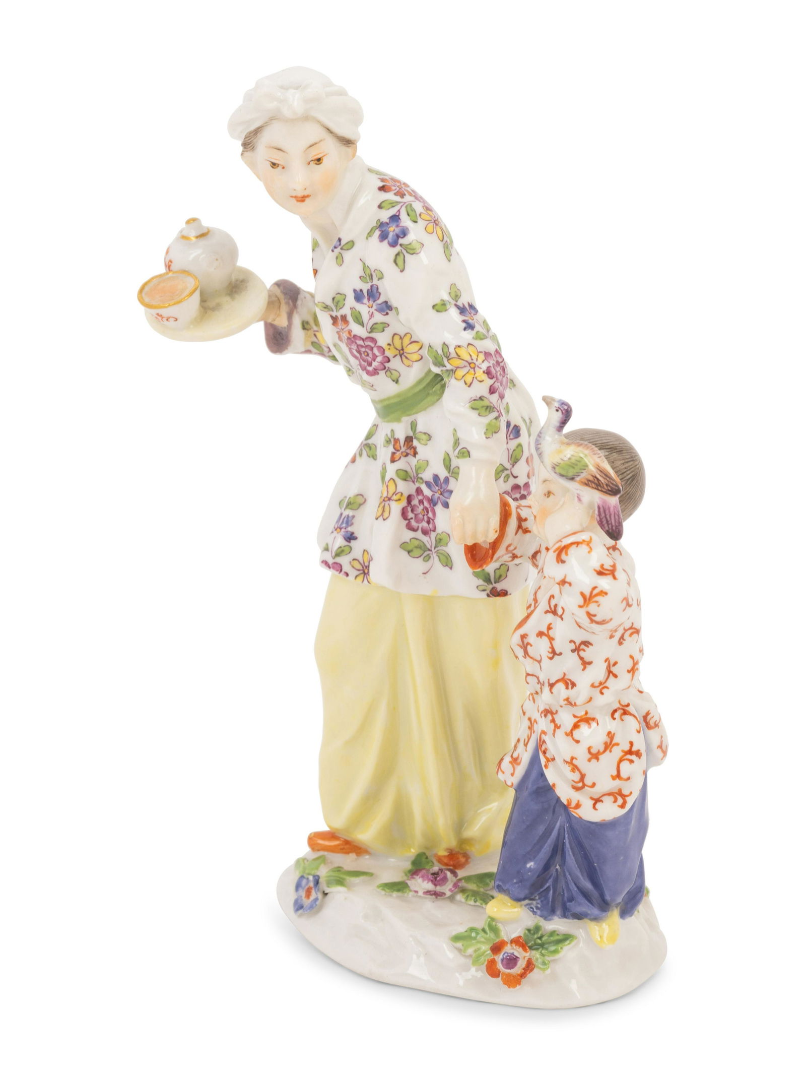 A Meissen Porcelain Chinoiserie Figure of a Lady and (1 of 3)