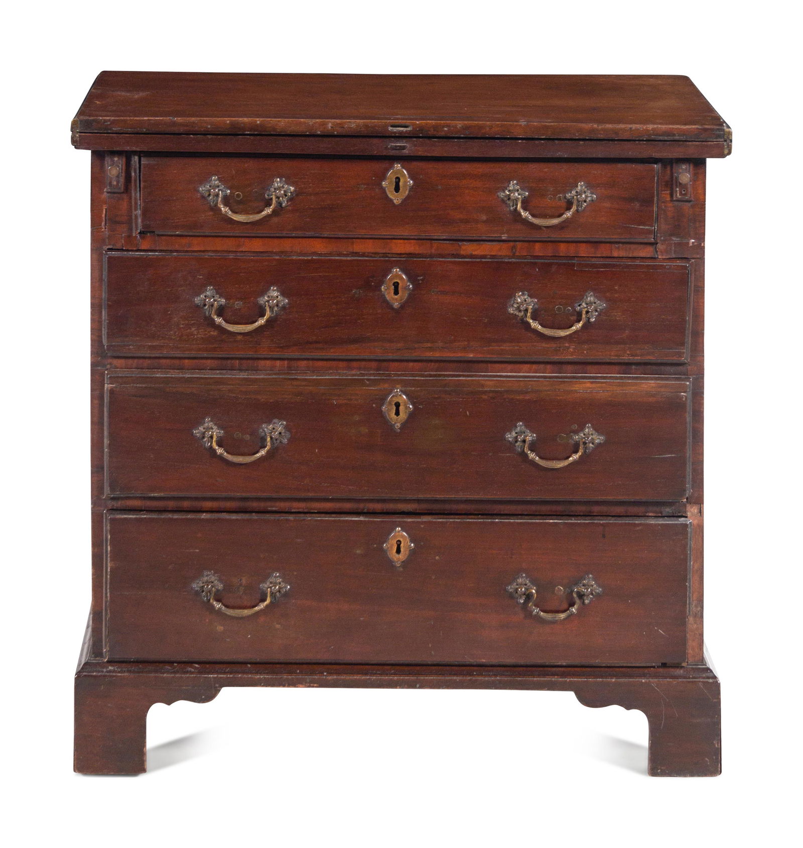 A George III Mahogany Bachelor's Chest of Drawers (1 of 4)