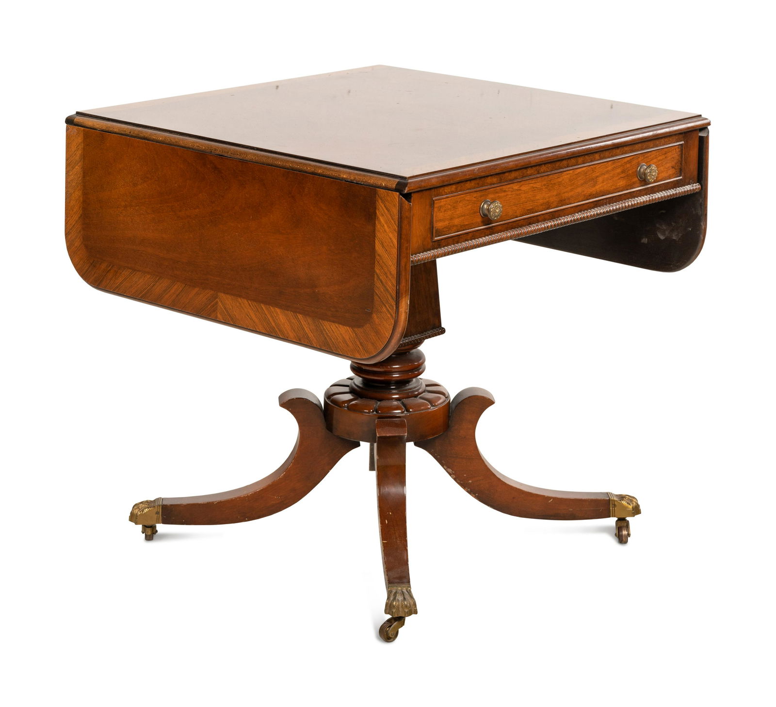 A Regency Style Mahogany Drop-Leaf Table (1 of 2)