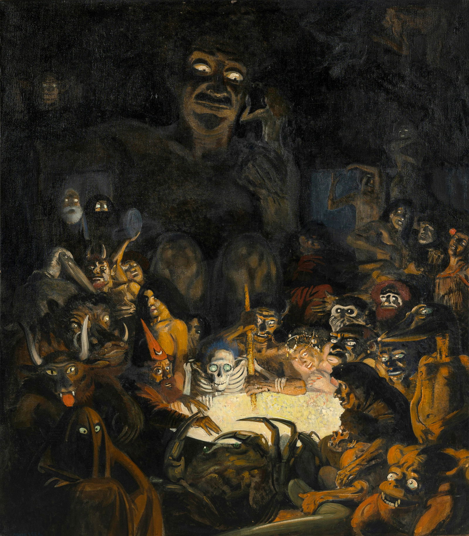Julius Moessel (American, 1872 -1960) Symphony in Hell, (1 of 6)