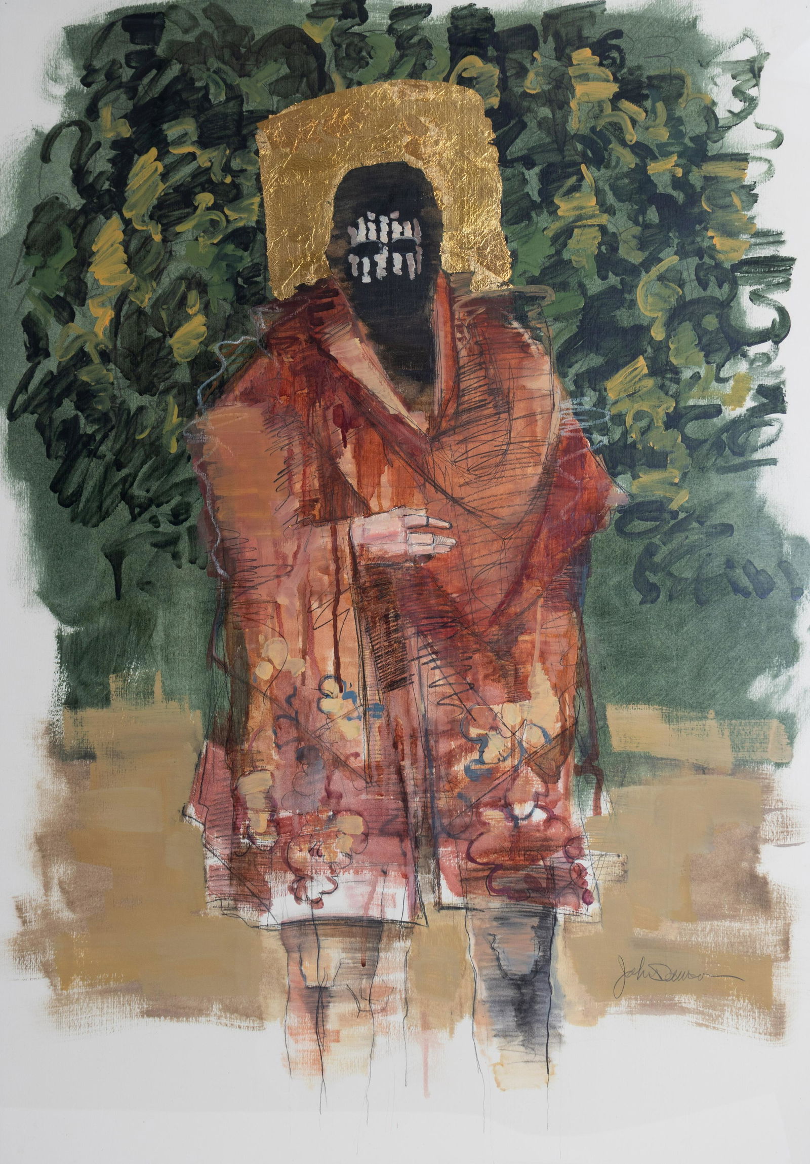 John Dawson (American, b. 1946) Apache Fgure (1 of 5)