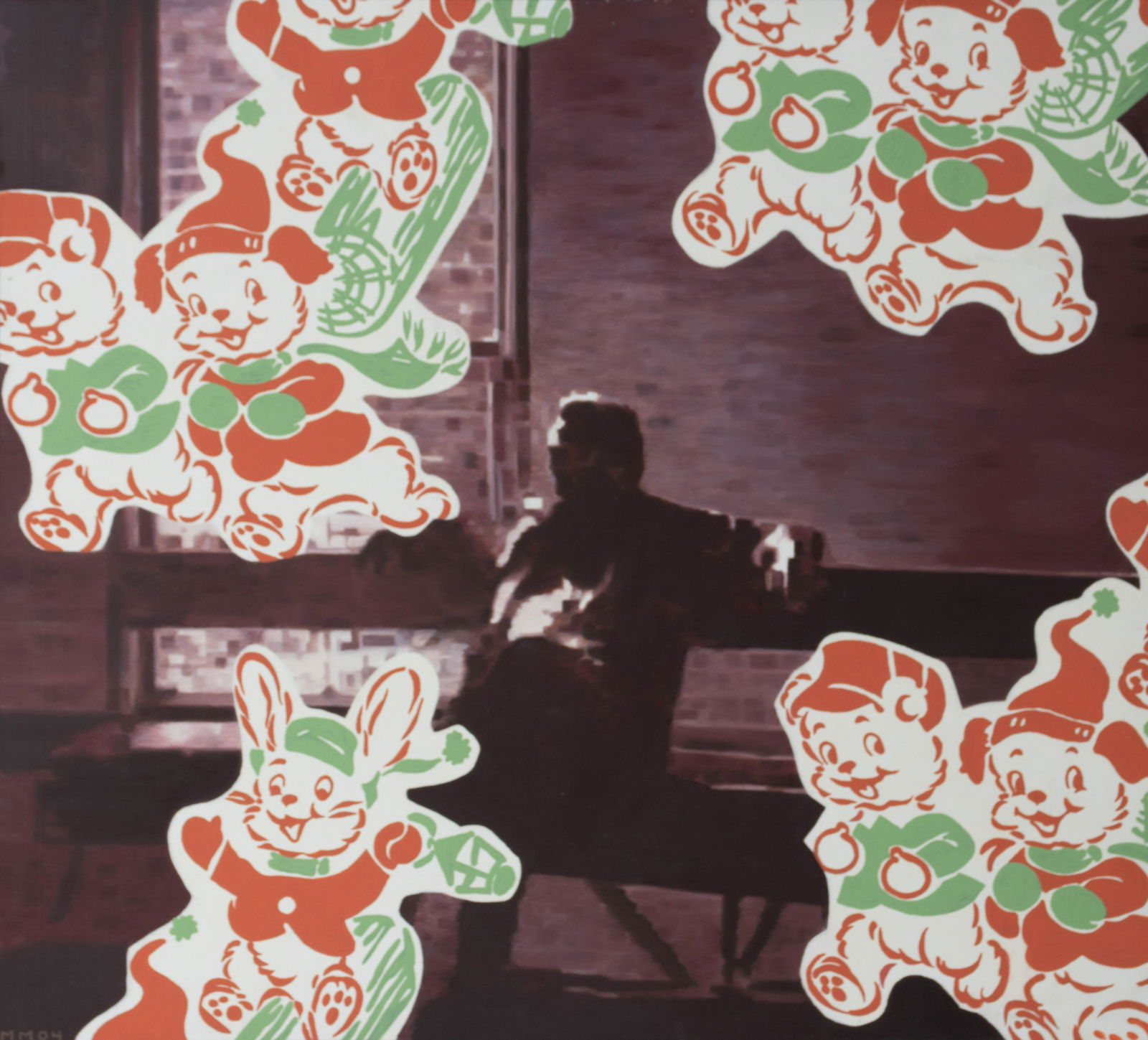 Martin Mull (American, b. 1943) Self Portrait, 2004: Martin Mull (American, b. 1943) Self Portrait, 2004 oil on linen initialed MM and dated (lower left) 14 1/2 x 16 inches. Provenance: Spike Gallery, New York, 2005