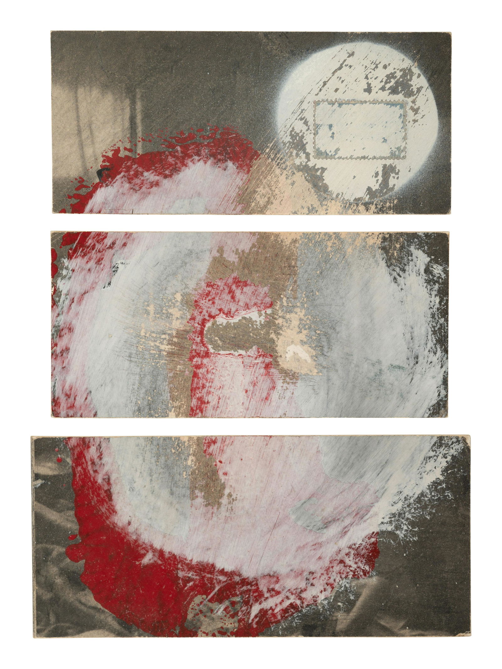 Ray Johnson (American, 1927-1995) Untitled (Don't Give: Ray Johnson (American, 1927-1995) Untitled (Don't Give Up the Slip), c. 1962 paint and mixed media on cardboard 9 x 7 1/2 inches. Provenance: Rolf Nelson, New York, New York