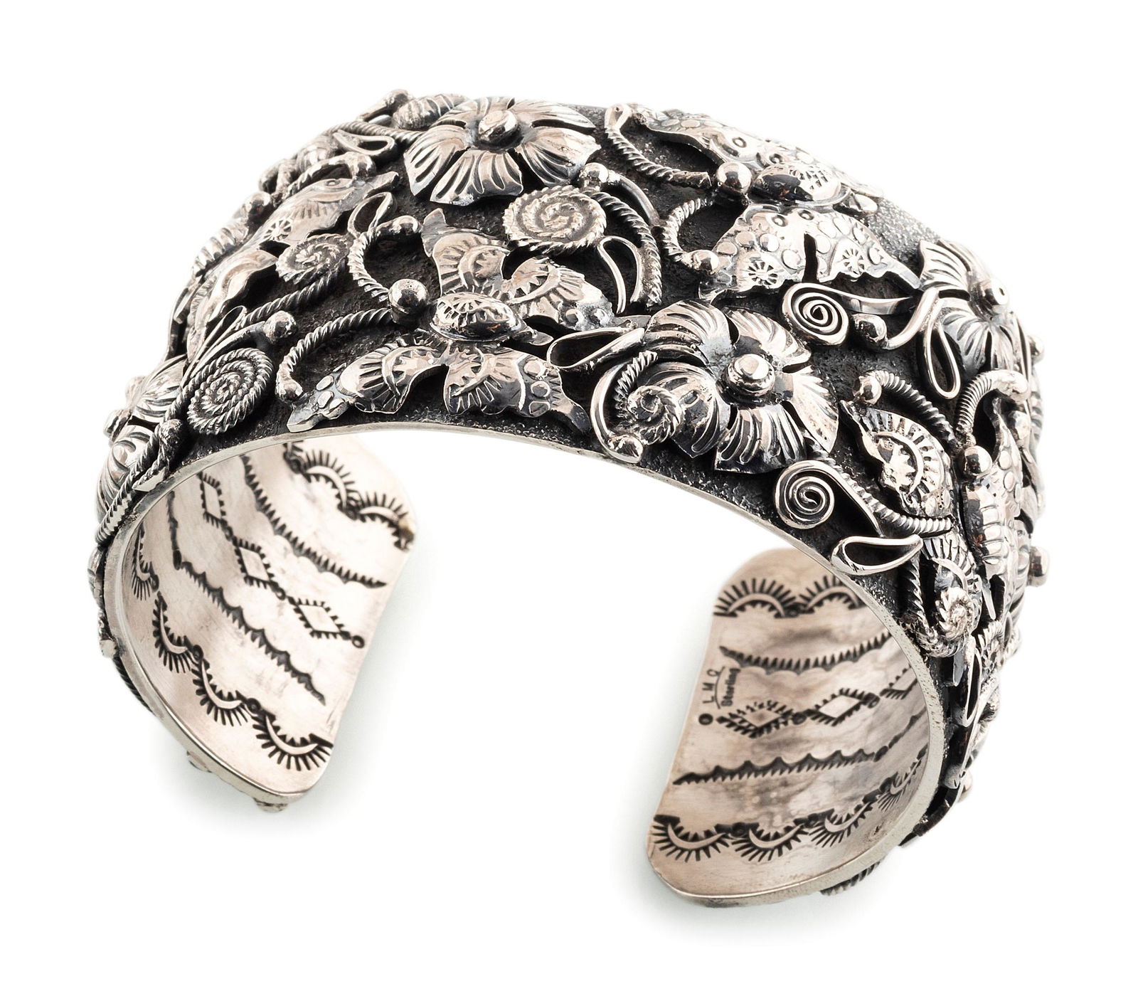 Larry Martinez Chavez (Dine, d. 2020) Sterling Silver (1 of 3)