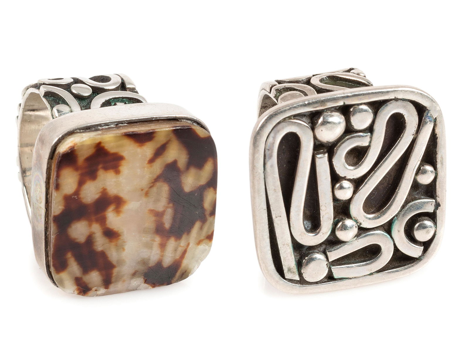 Pair of Complementary Southwestern Sterling Silver (1 of 7)