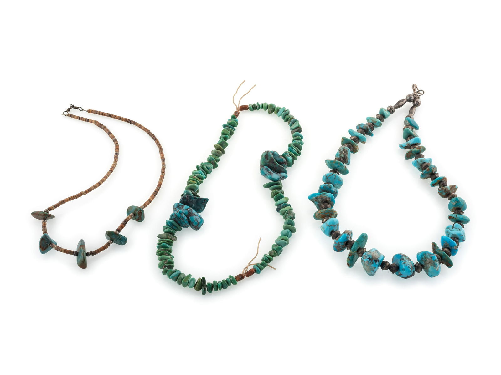 Pueblo Turquoise Necklaces and Joclas (1 of 2)