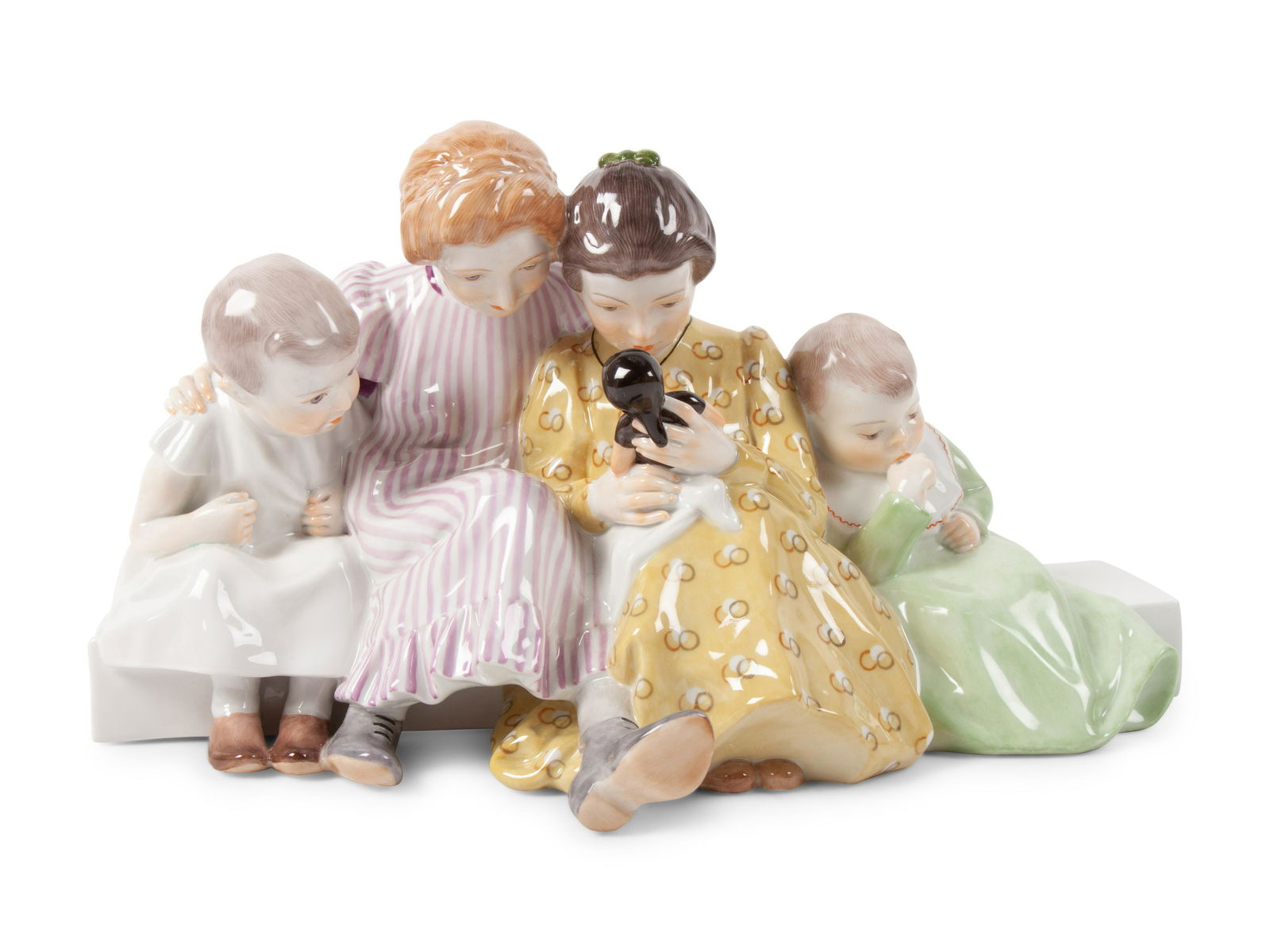 A Meissen Porcelain Figural Groupof Four Children, by (1 of 5)