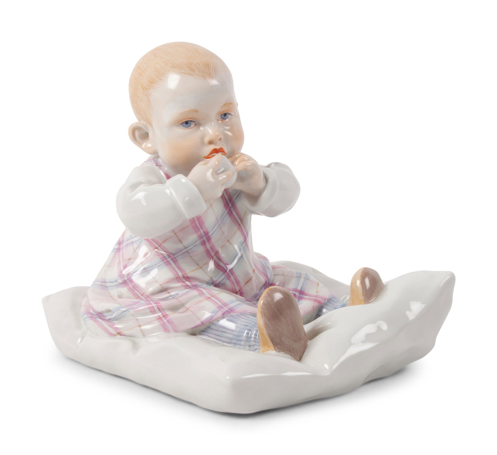A Meissen Porcelain Figure of a Baby Feeding ,by Konrad (1 of 5)