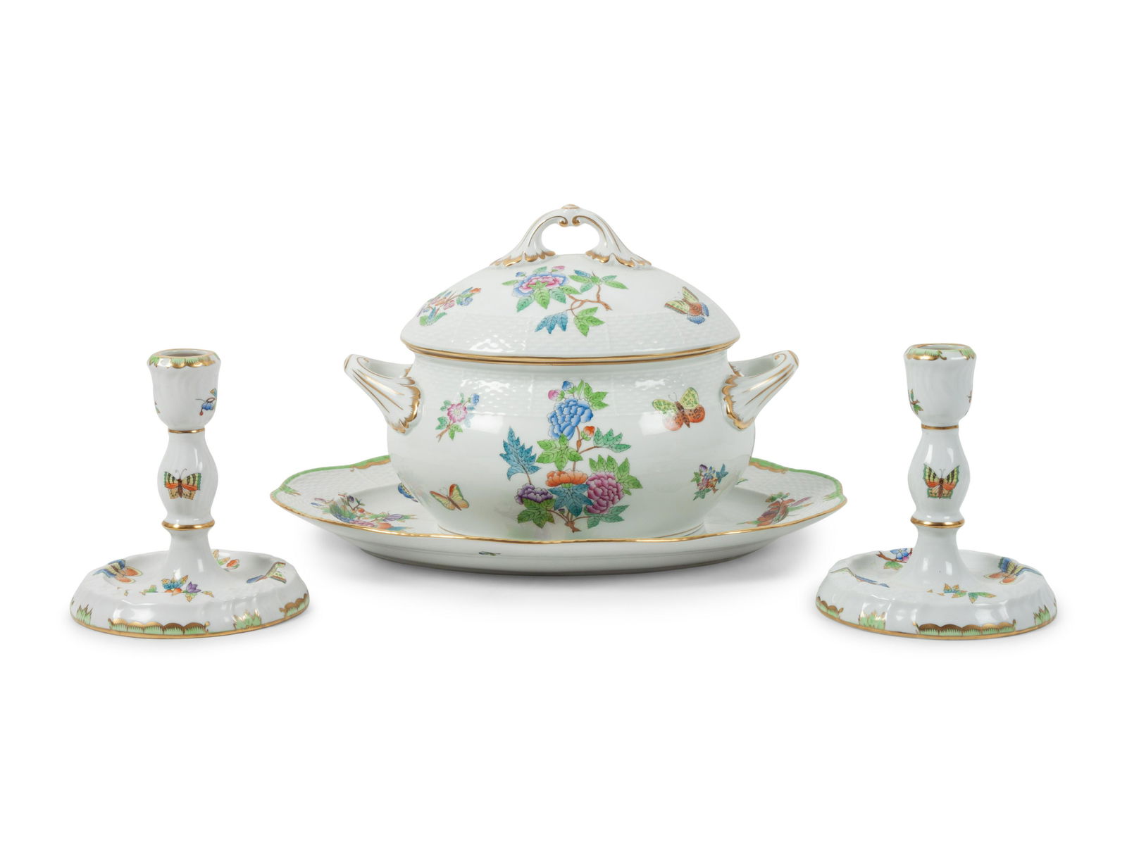 A Herend Porcelain Grouping, Including a Soup Tureen (1 of 5)