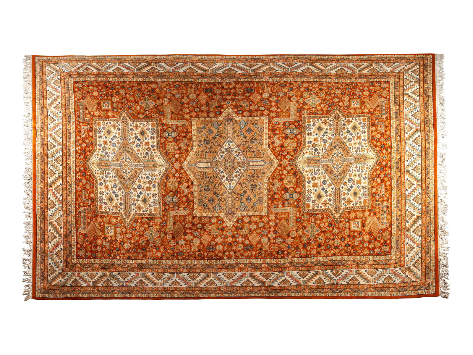 A Persian Rug 142 x 110 inches: A Persian Rug 142 x 110 inches