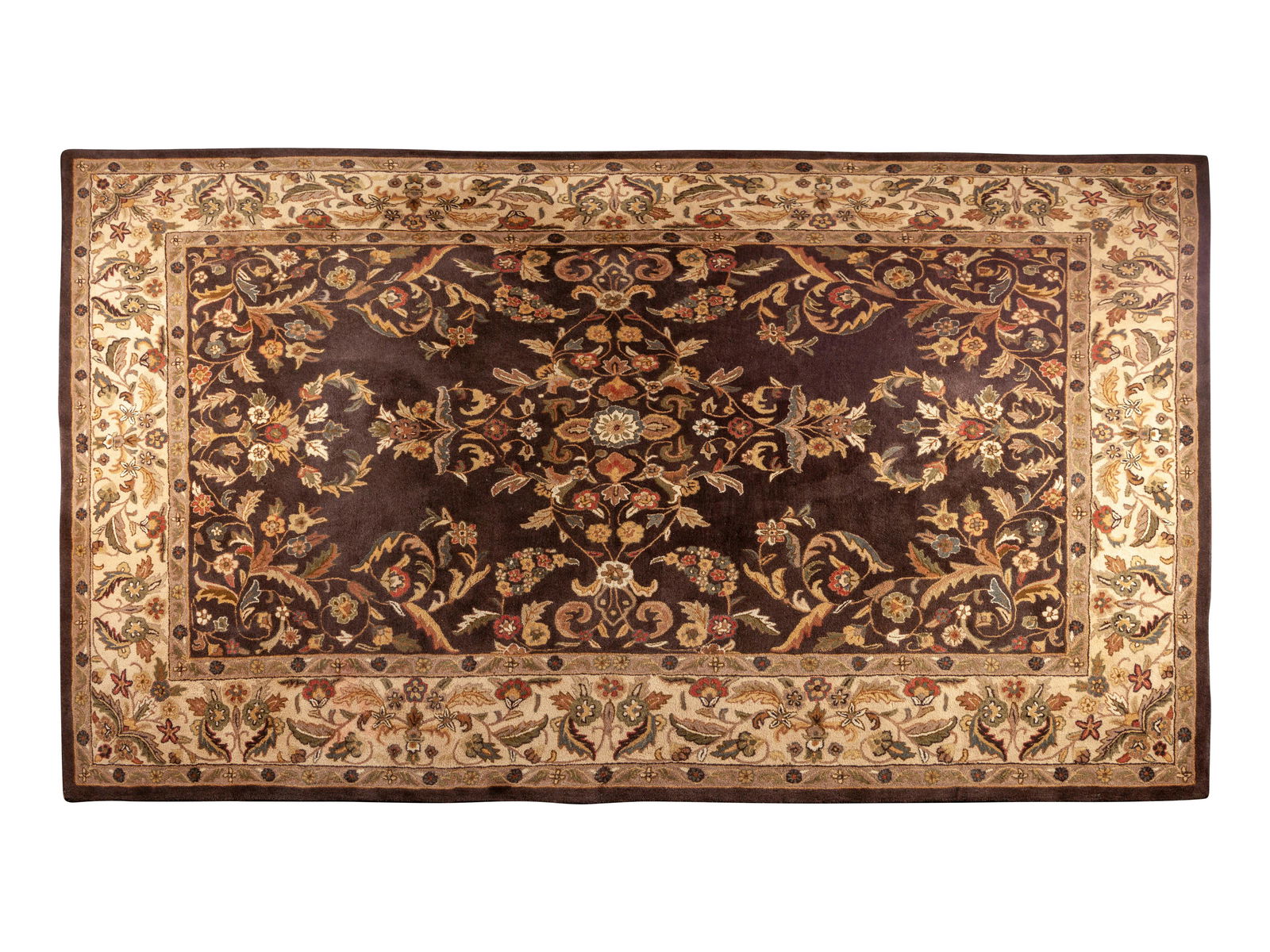 An Indian Wool Rug   20th Century 158 x 114 inches (1 of 2)