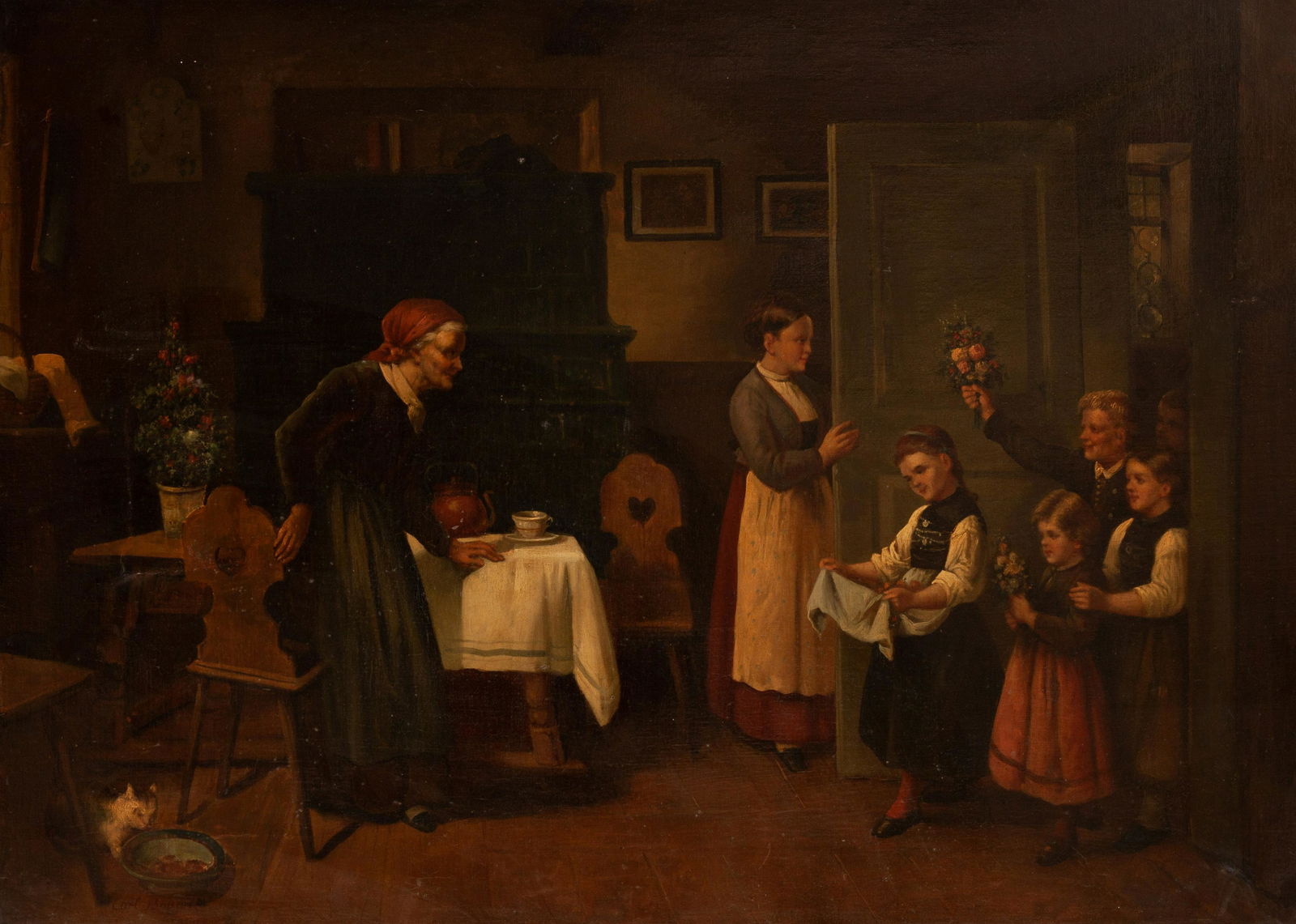 Carl Wilhelm Friedrich Bauerle (German, 1831-1912) (1 of 2)