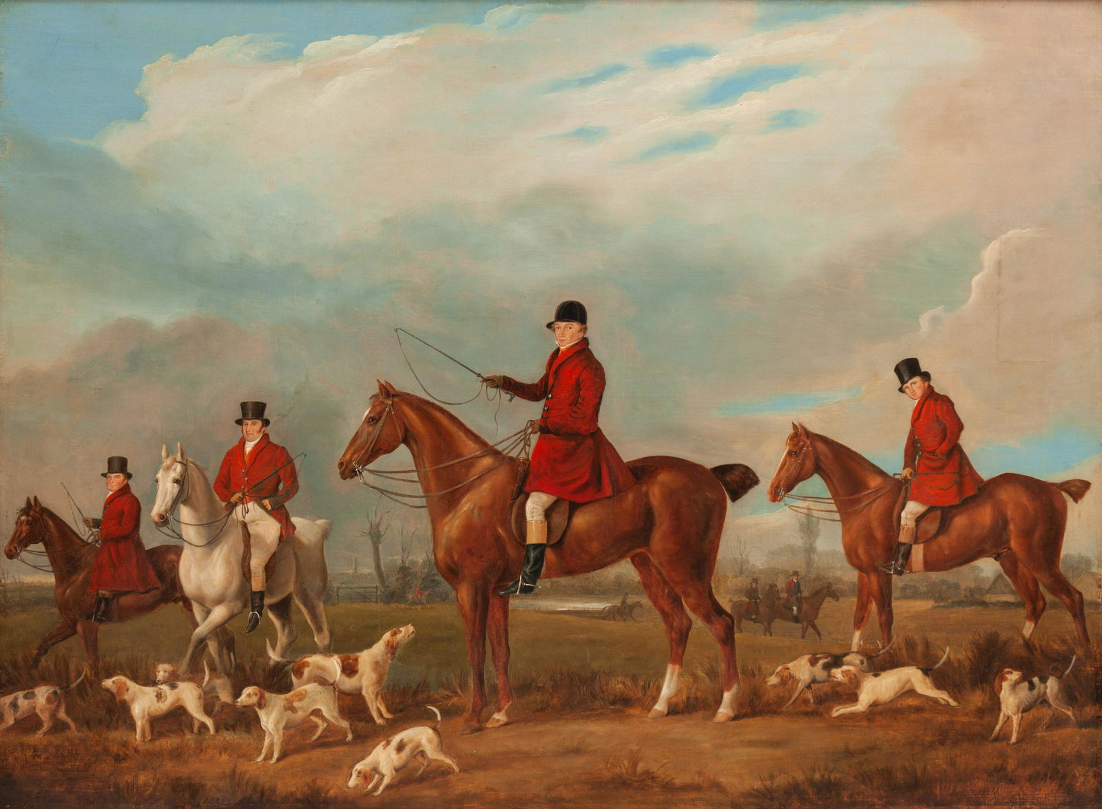 J. Seabright (British, 19th C.) In The Oxfordshire (1 of 3)