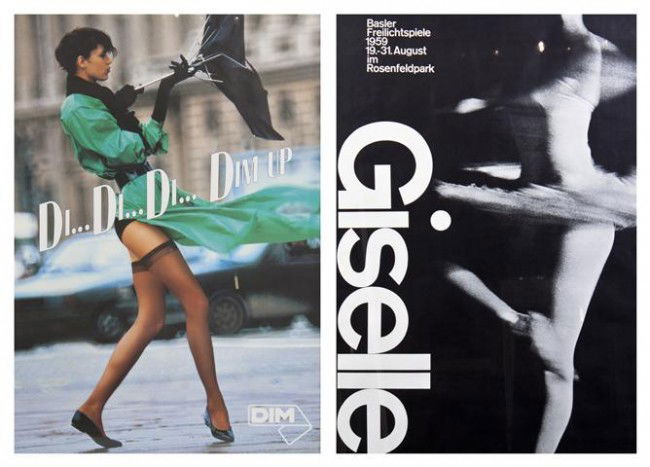 A Group of Two Posters, Height of tallest 50 x wid: A Group of Two Posters, featuring Janice Dickenson and Giselle. Height of tallest 50 x width 35 1/4 inches. Property from the Estate of Michael P. Morrison, Chicago, Illinois
