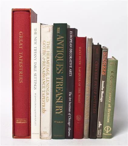 A Collection of Books Pertaining to Decorative Ar: A Collection of Books Pertaining to Decorative Arts and Antiques. Property from the Estate of Medard C. Lange, Chicago, Illinois