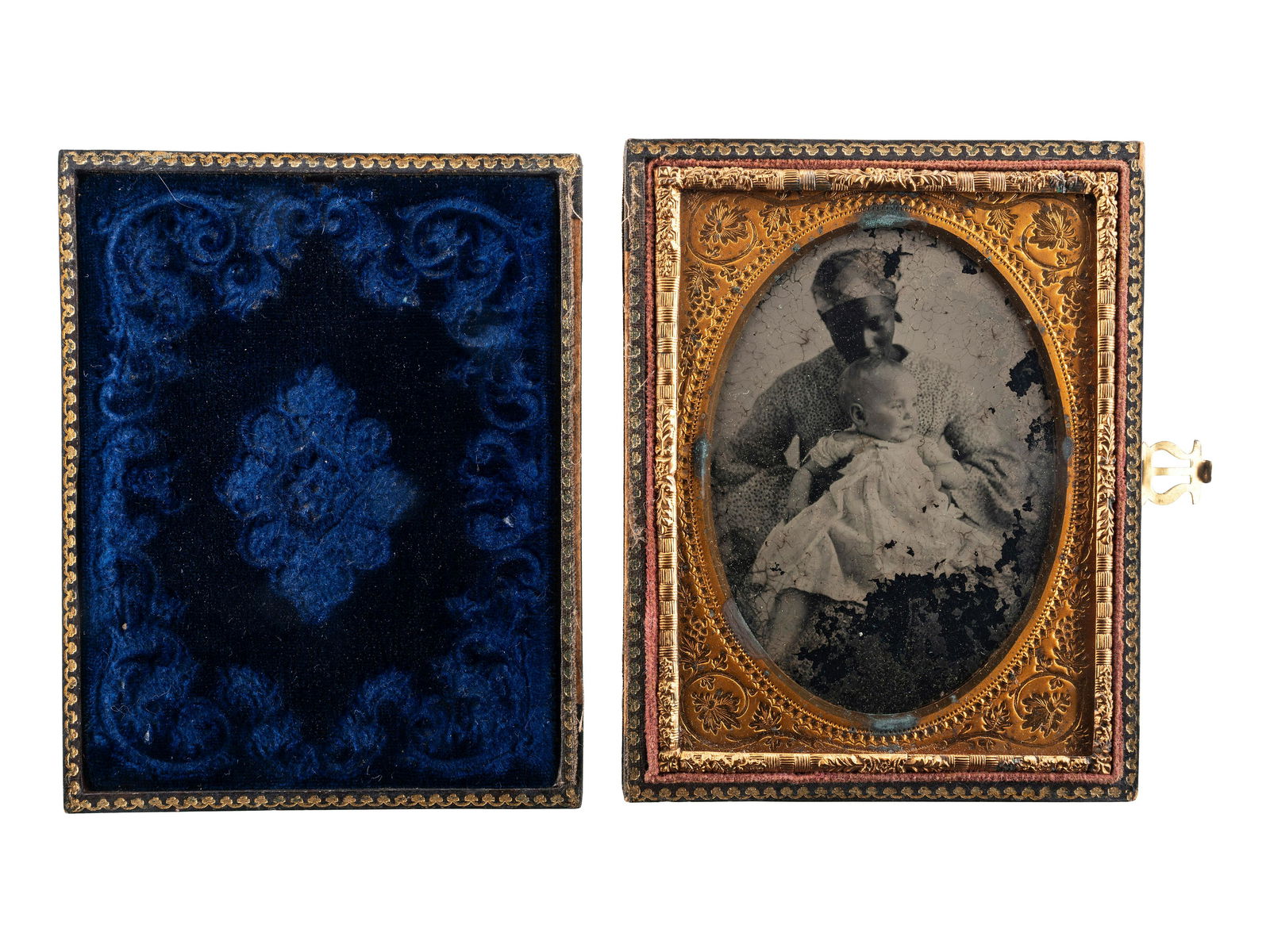 [EARLY PHOTOGRAPHY]. A group of 3 quarter plate images (1 of 3)