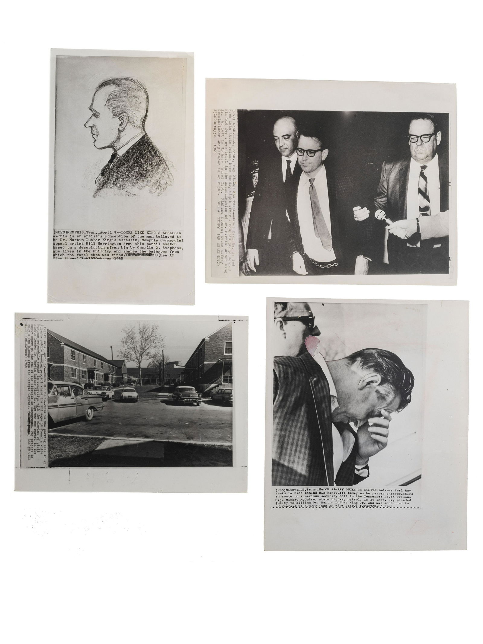 [KING, Martin Luther, Jr. (1929-1968)]. A group of 4 (1 of 2)