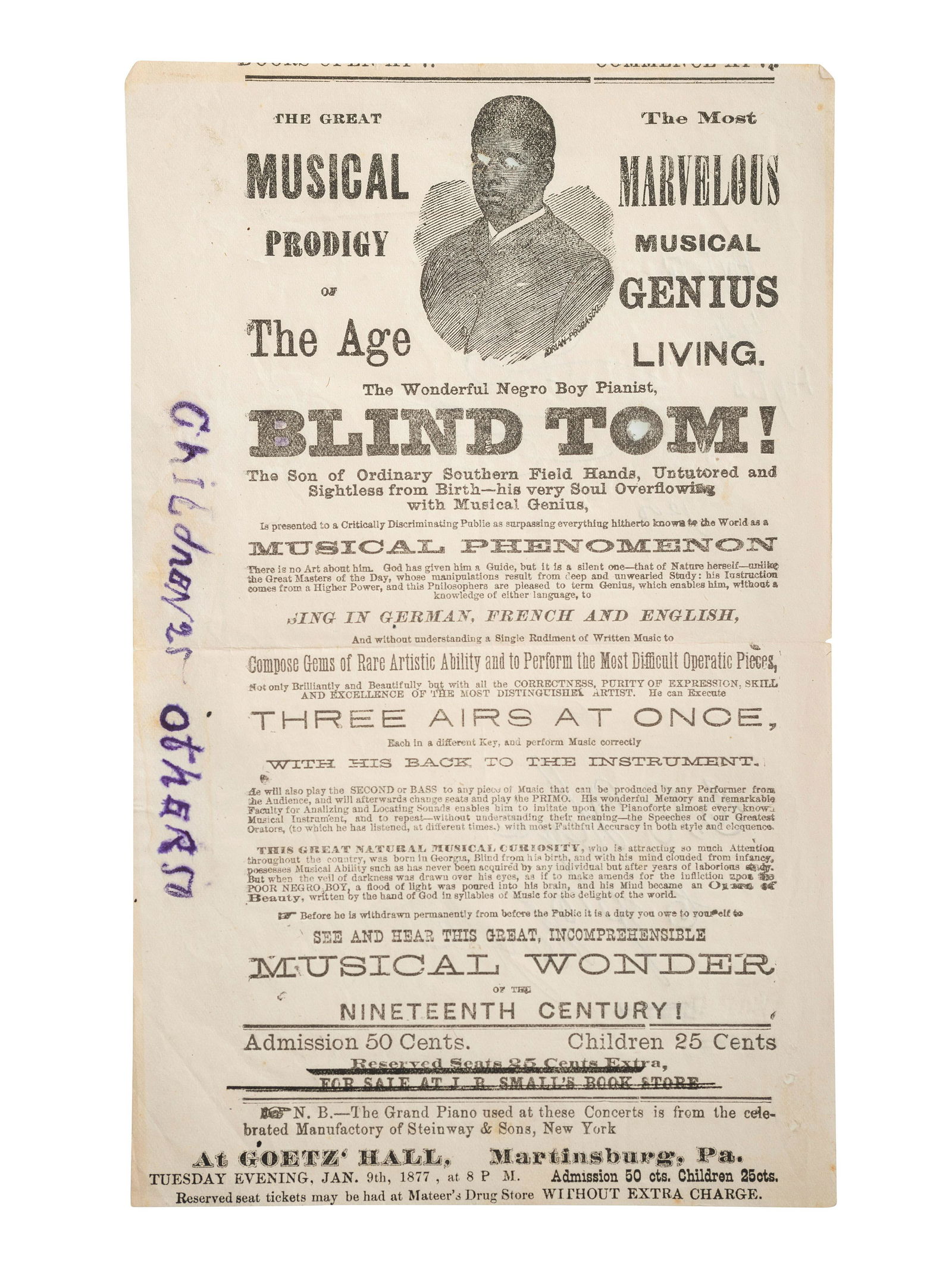 [MUSIC] -- [WIGGINS, Thomas Greene "Blind Tom" (1 of 2)