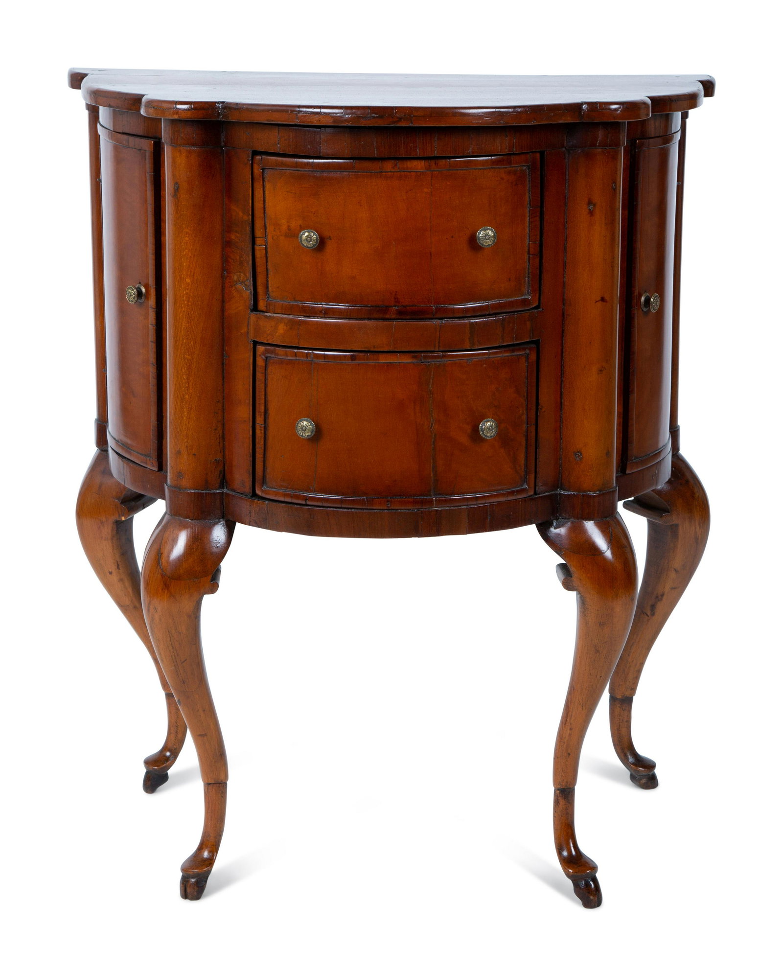 An Italian Walnut Commodino Height 30 1/2 x width 25 (1 of 3)