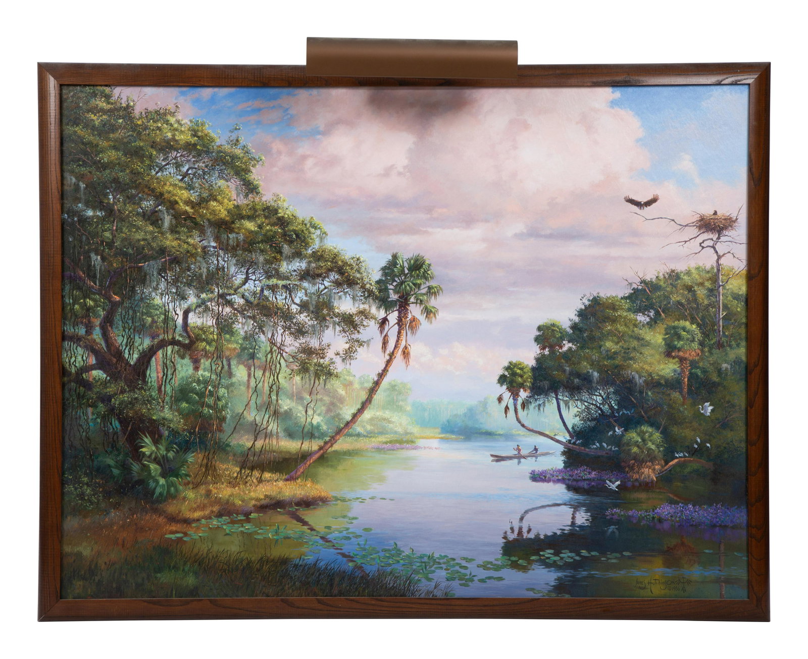 James Hutchinson (American, b. 1931) Florida Landscape, (1 of 4)