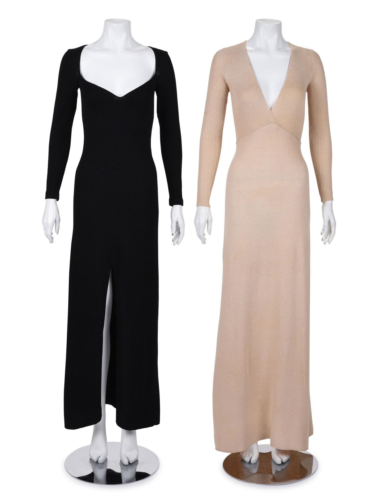 Two Adolfo Knit Dresses, 1970s (1 of 5)