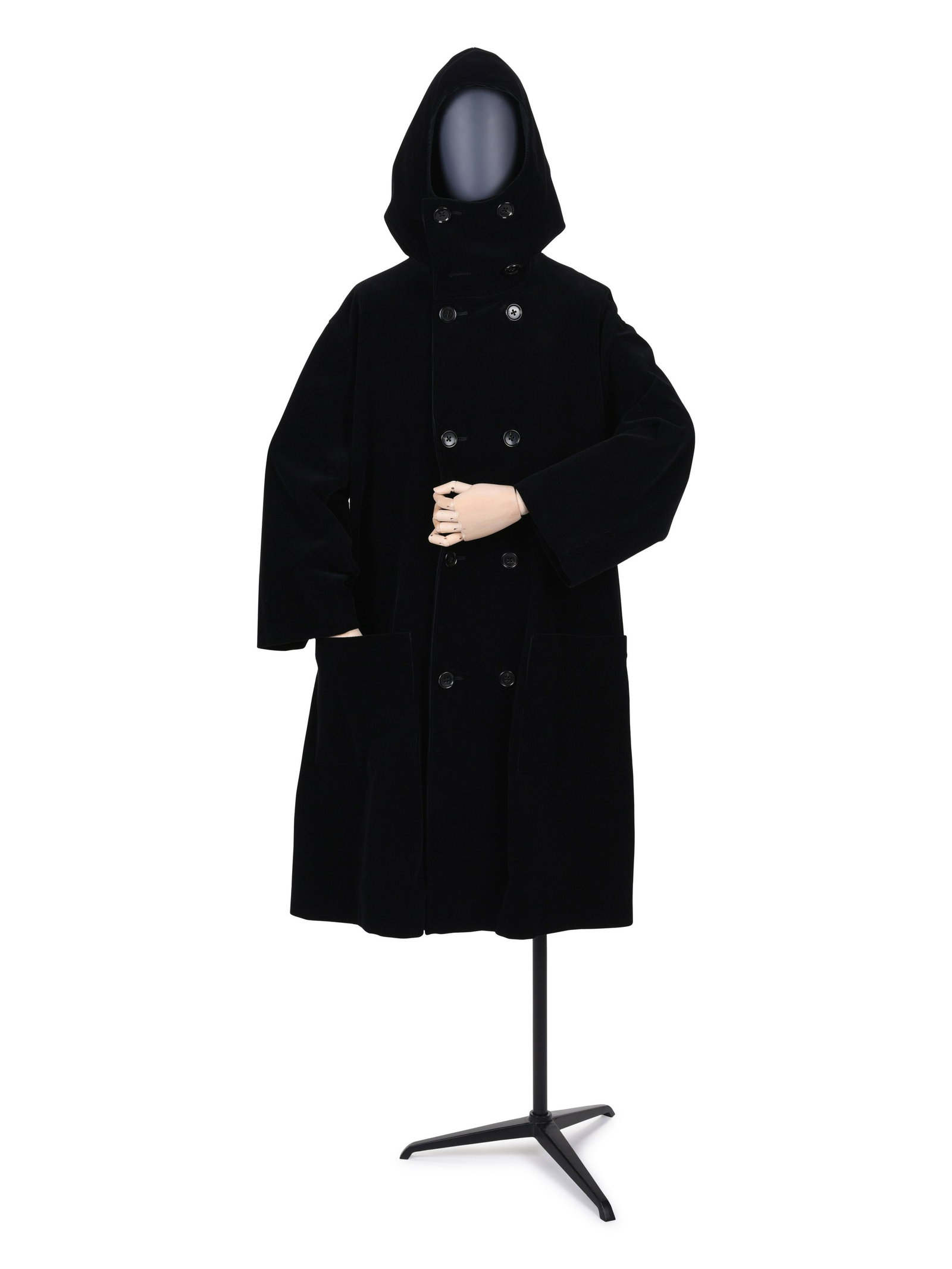 Yohji Yamamoto Men's Oversized Corduroy Hooded Coat, (1 of 7)