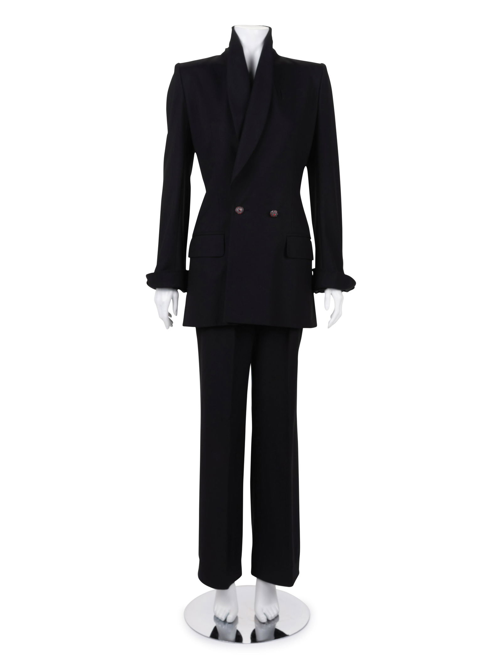 Givenchy Haute Couture Double Breasted Pant Suit, (1 of 4)
