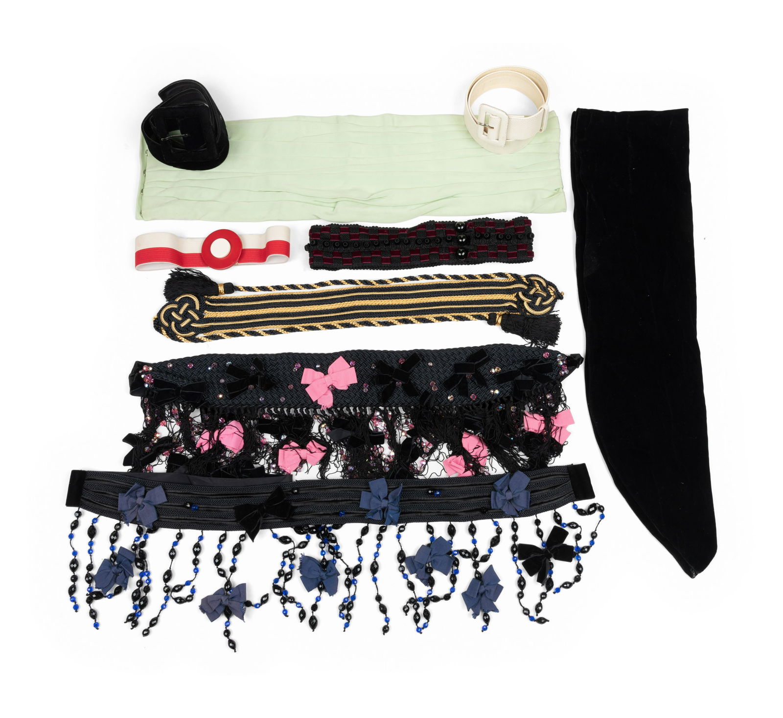 Nine Designer Belts, 1970-2000s (1 of 4)