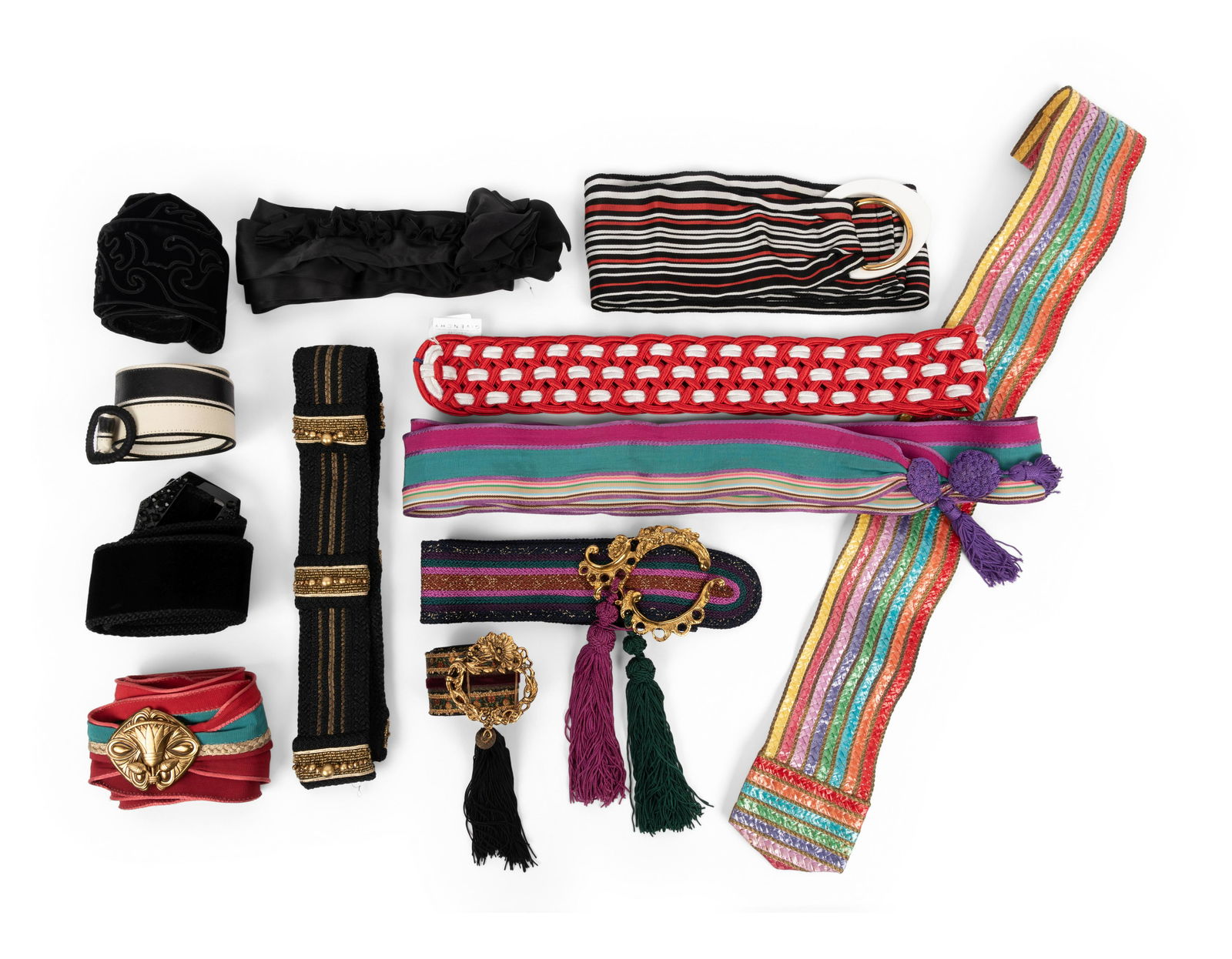 Twelve Designer Belts, 1970-90s (1 of 2)