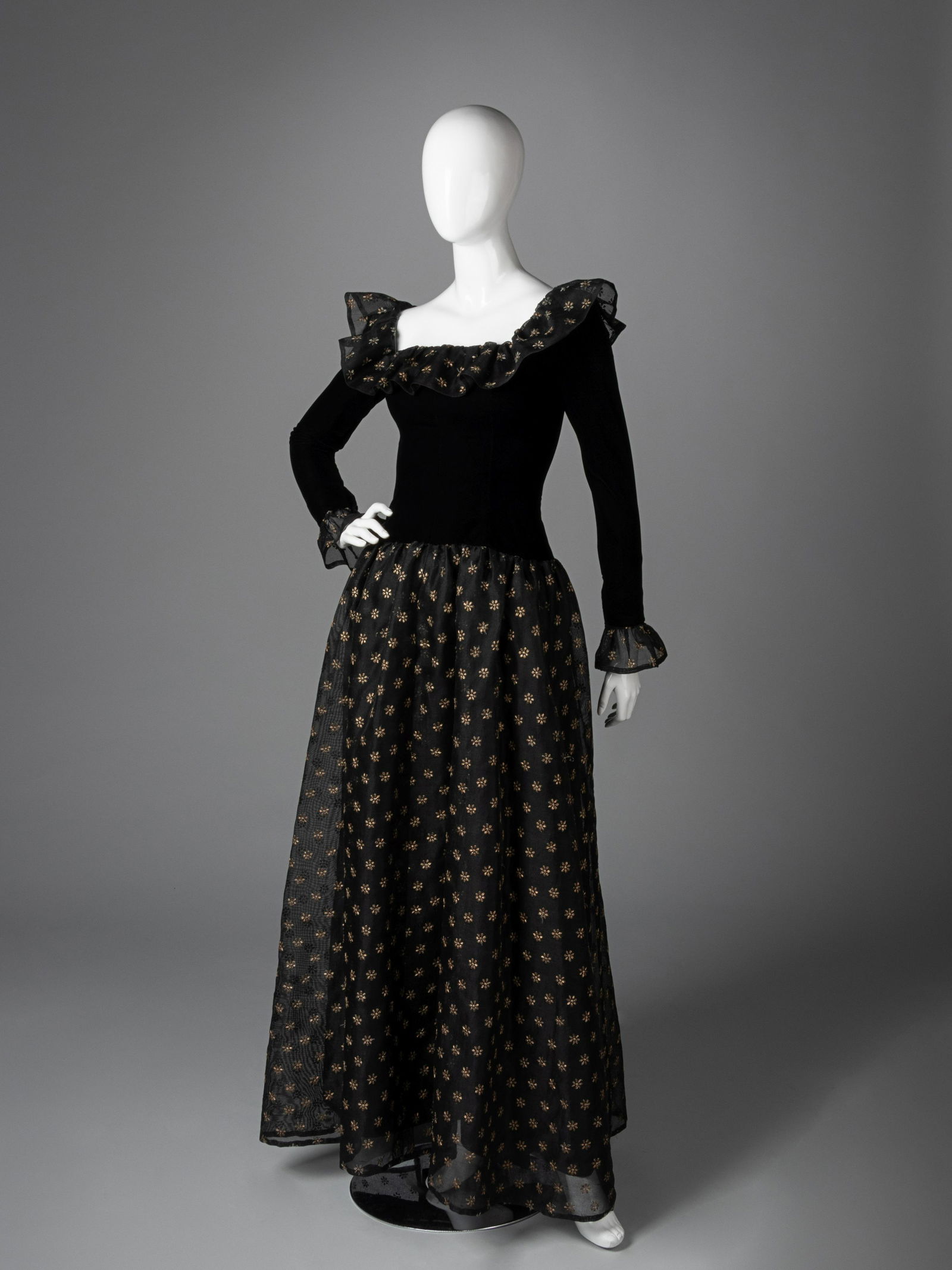 Givenchy Haute Couture Floral Embroidered Evening (1 of 8)