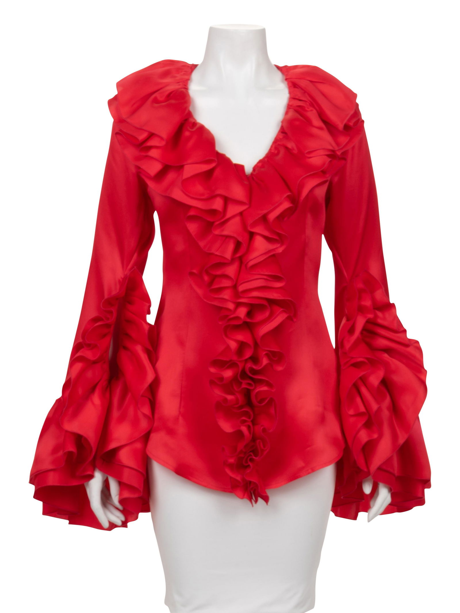 Givenchy Ruffled Blouse, 1990-2000s (1 of 4)