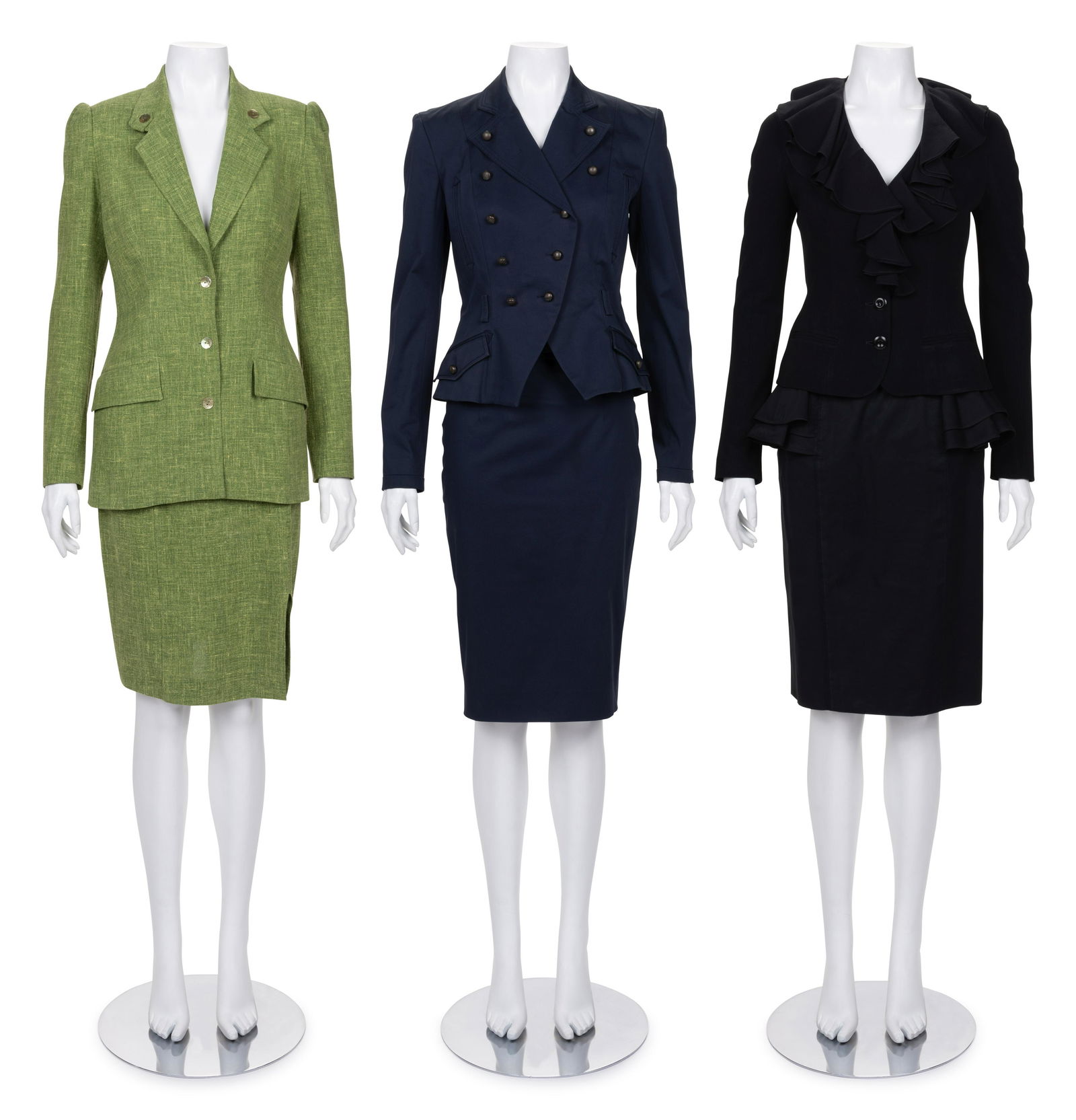 Three Designer Ensembles: Two Christian Dior ensembles (1 of 6)