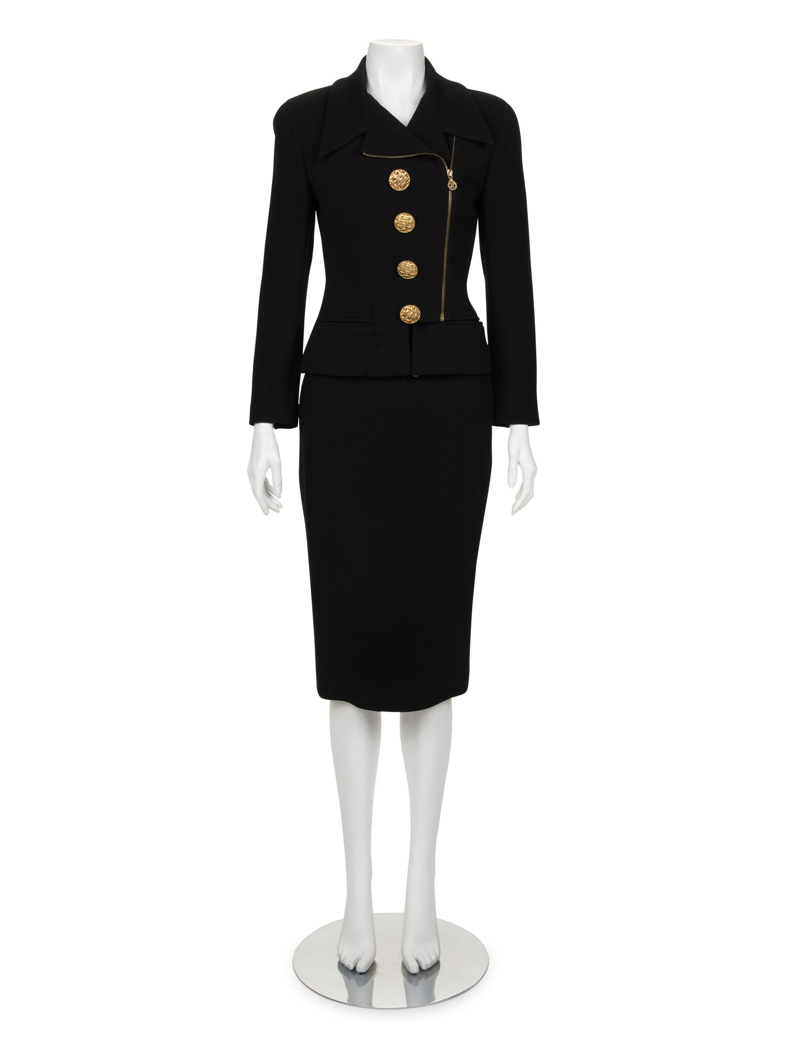 Chanel Zippered Skirt Ensemble, c.1992 (1 of 5)