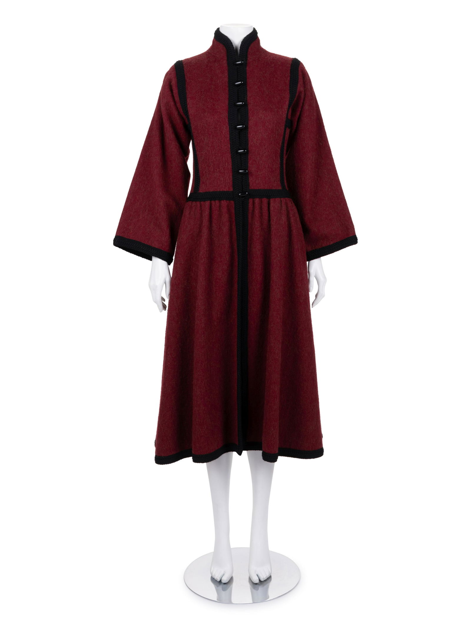 Saint Laurent Rive Gauche Wool Coat, c. 1977 (1 of 4)