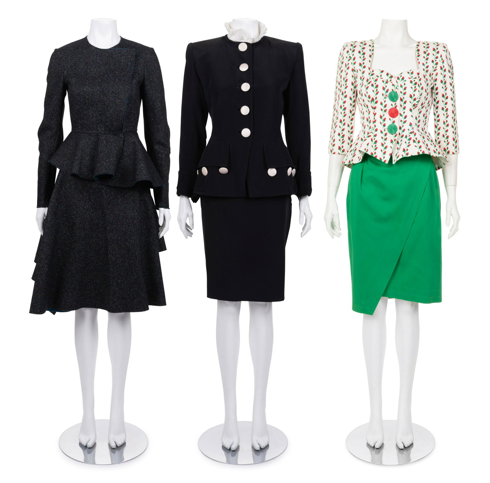 Three Yves Saint Laurent Skirt Suits, 1980-90s (1 of 7)