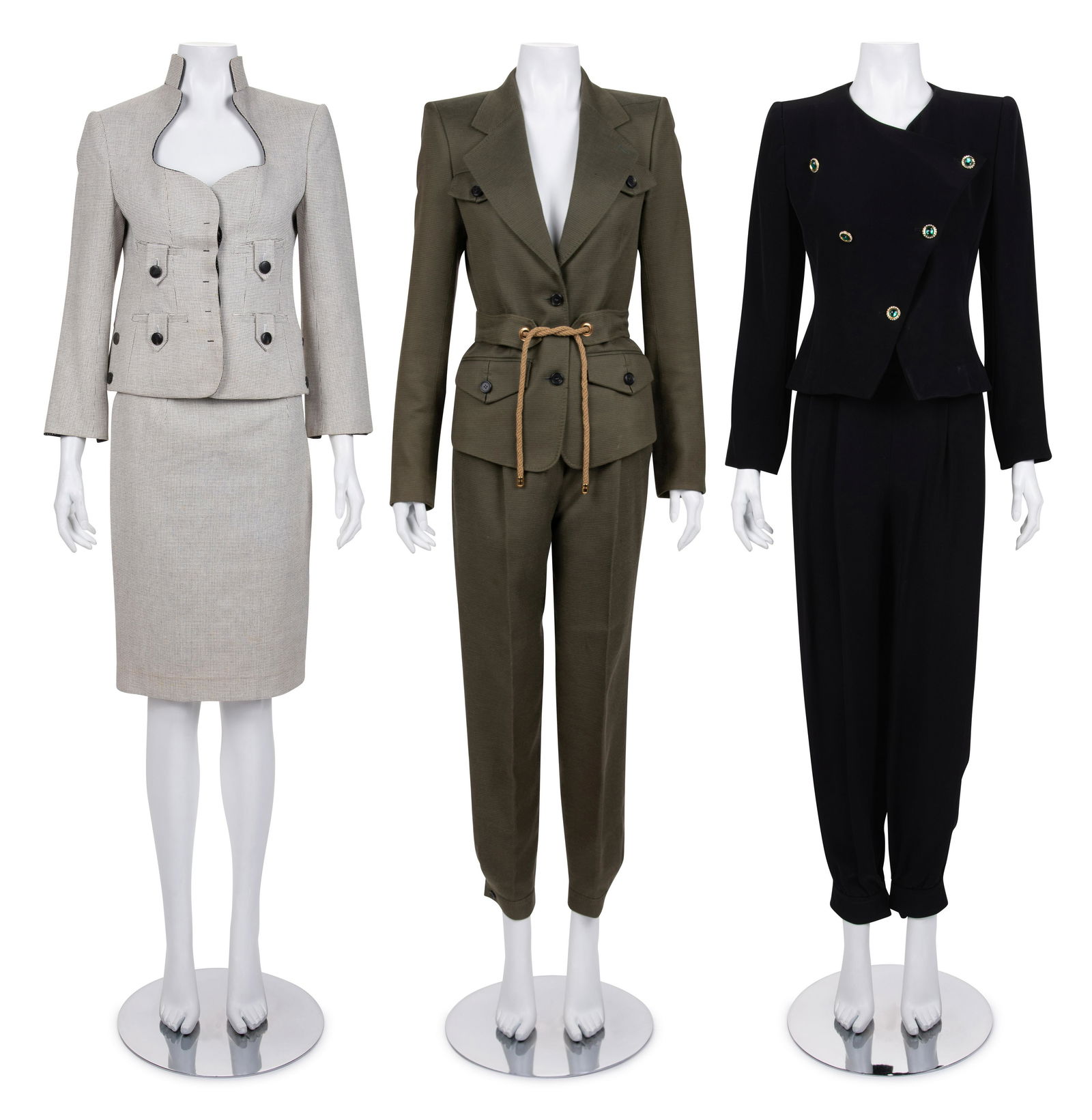 Three Yves Saint Laurent Rive Gauche Two-Piece (1 of 8)