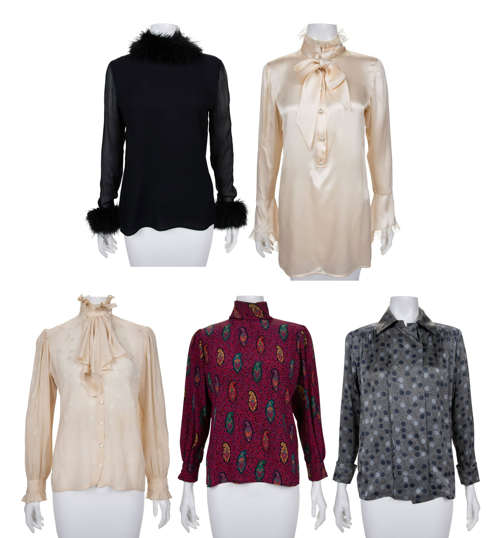 Six Designer Tops, 1980-90s (1 of 11)